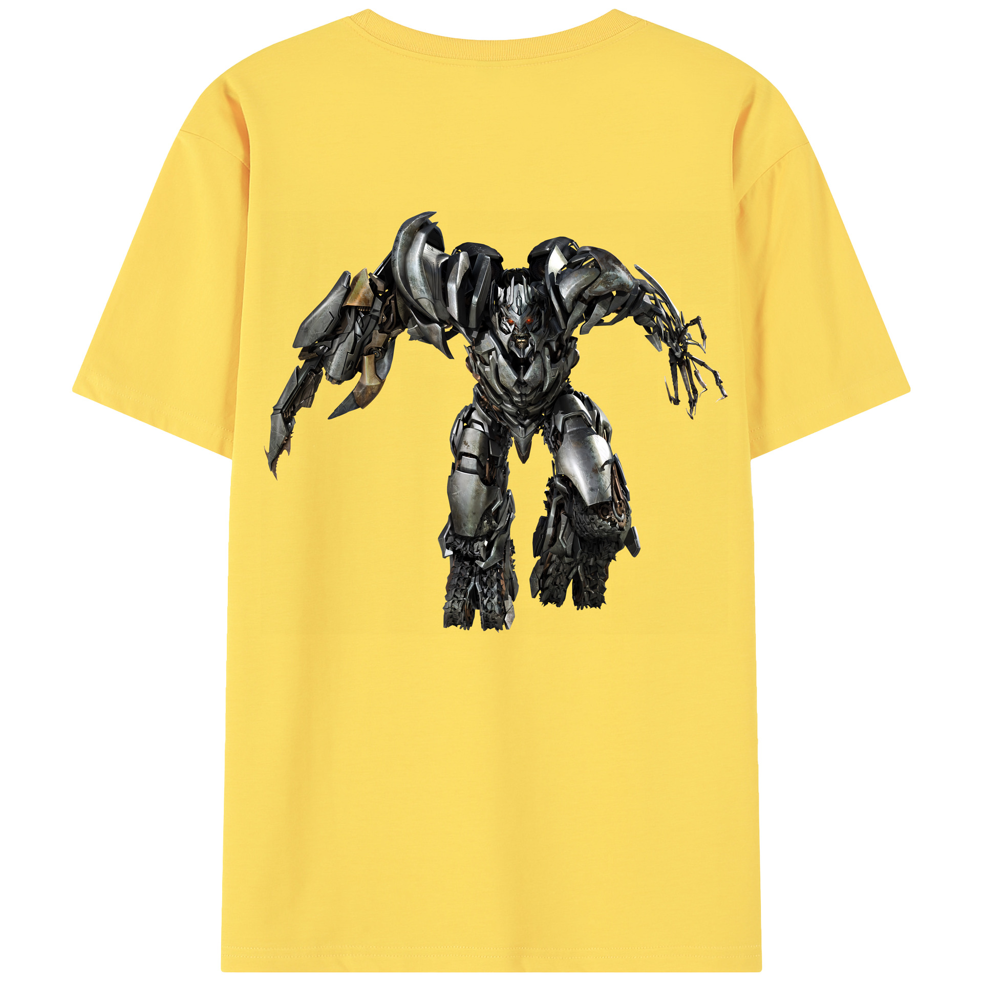 （画像用） Transformers トランスフォーマー 綿100％半袖Tシャツ（背面プリント）
