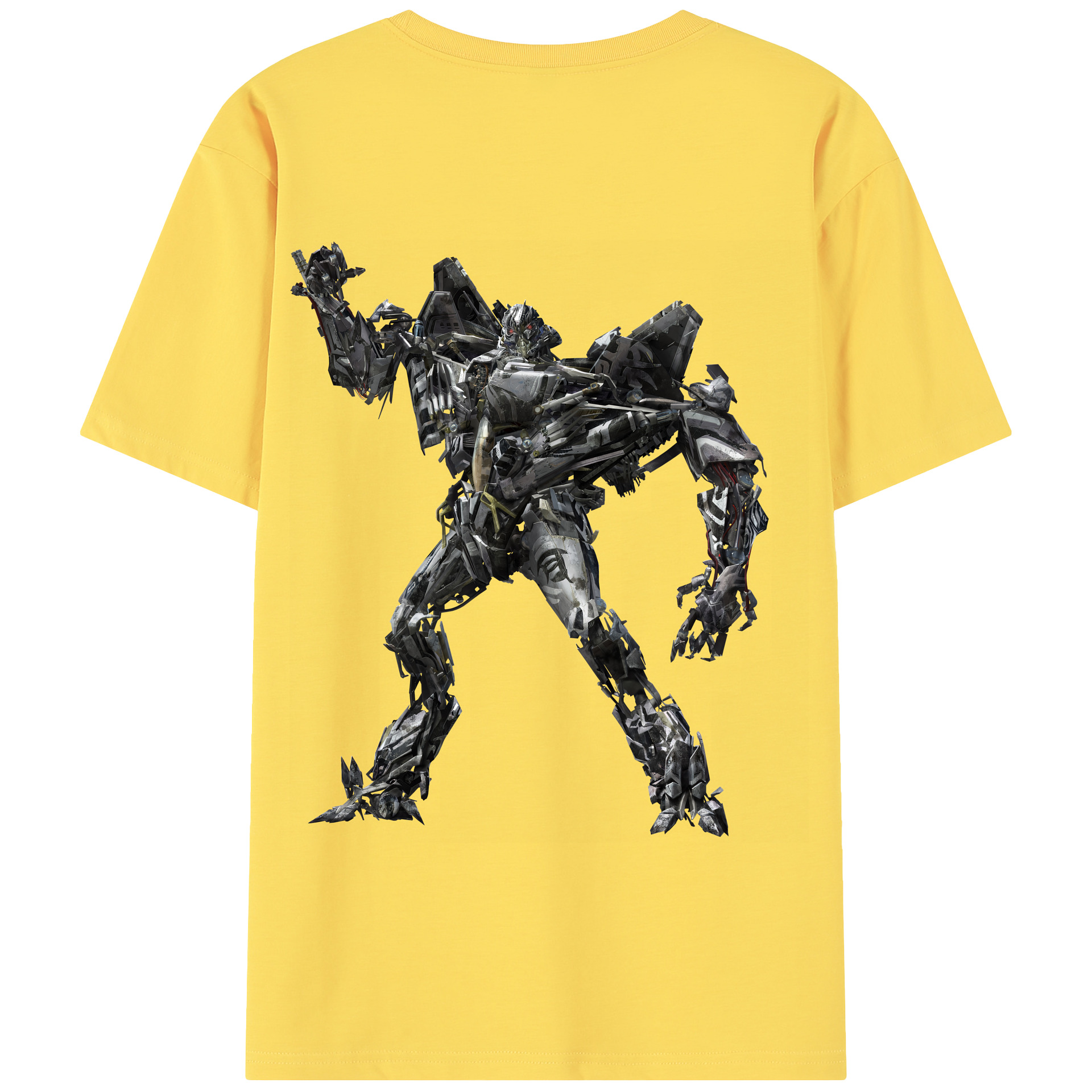 （画像用） Transformers トランスフォーマー 綿100％半袖Tシャツ（背面プリント）