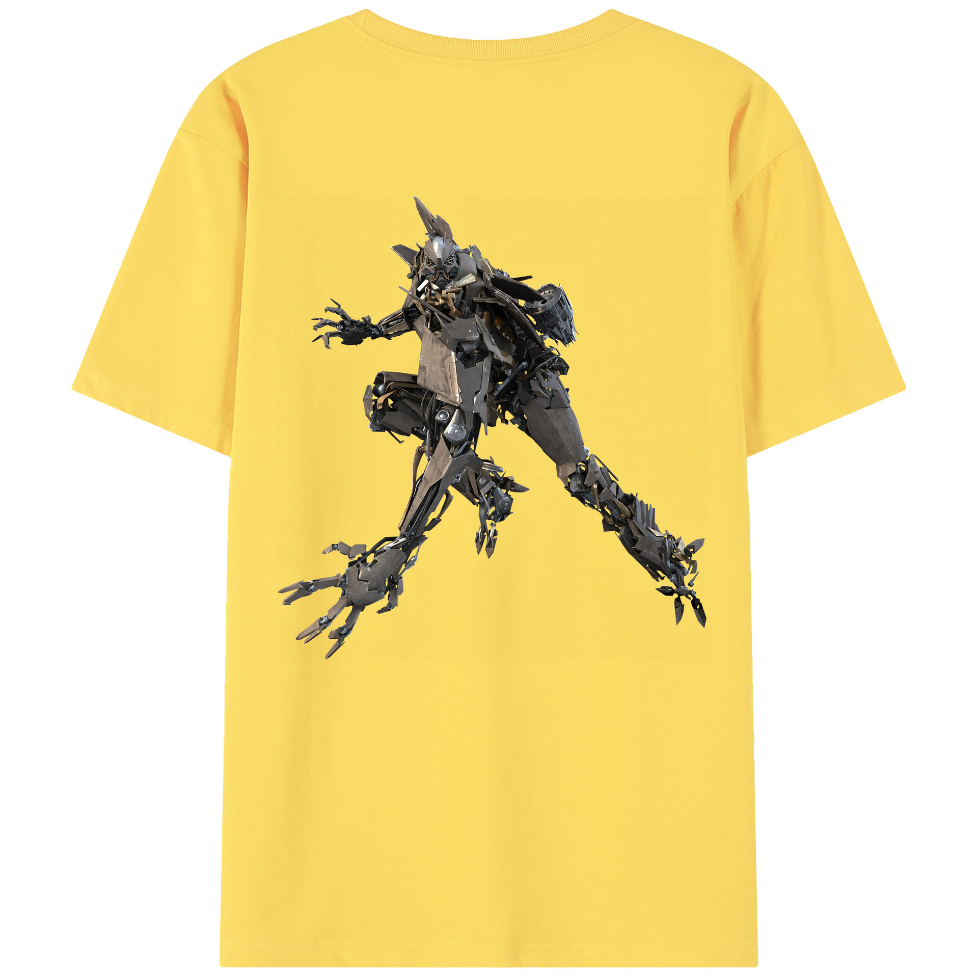（画像用） Transformers トランスフォーマー 綿100％半袖Tシャツ（背面プリント）