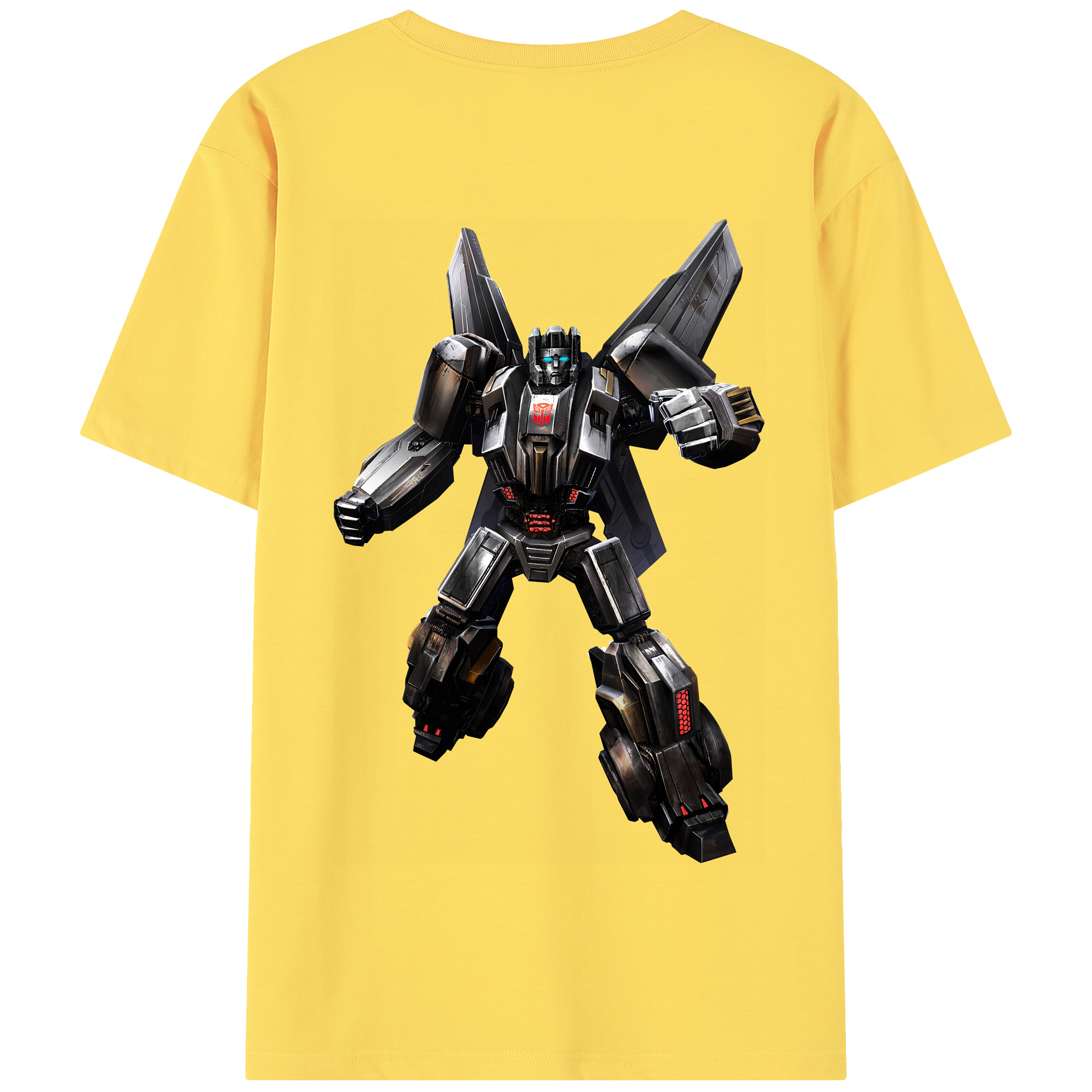 （画像用） Transformers トランスフォーマー 綿100％半袖Tシャツ（背面プリント）