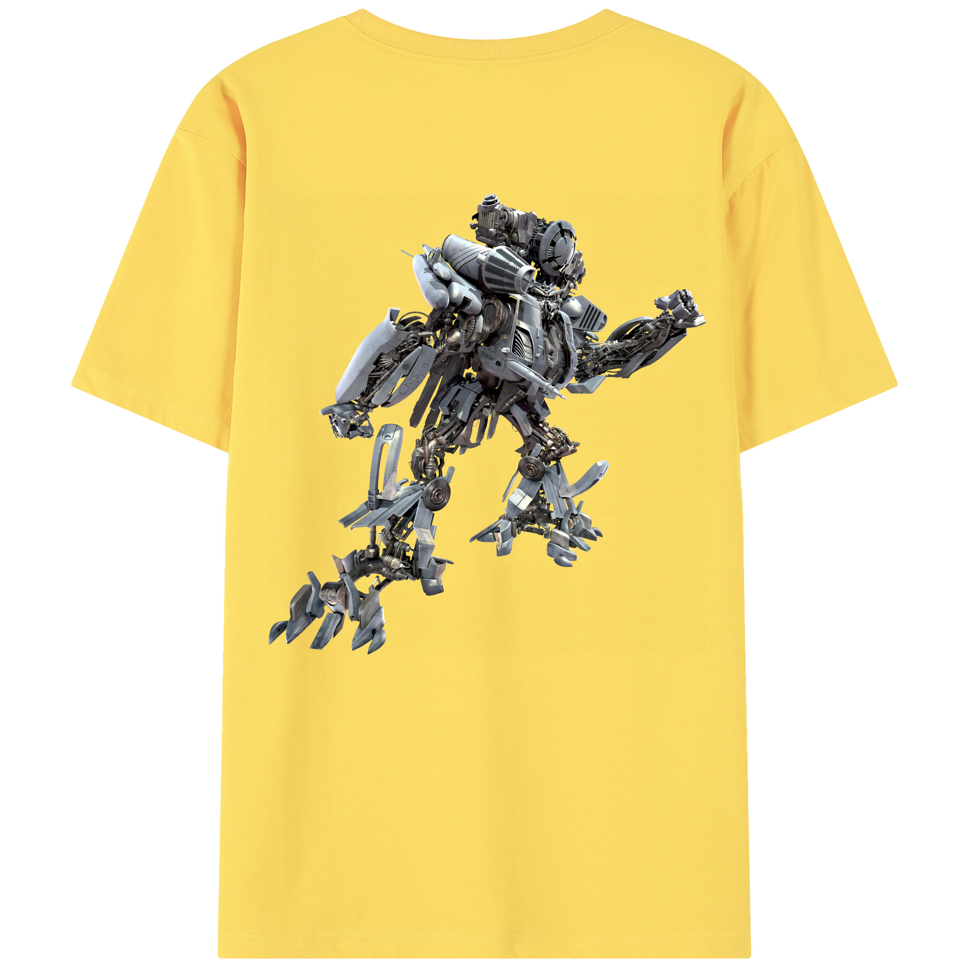 （画像用） Transformers トランスフォーマー 綿100％半袖Tシャツ（背面プリント）