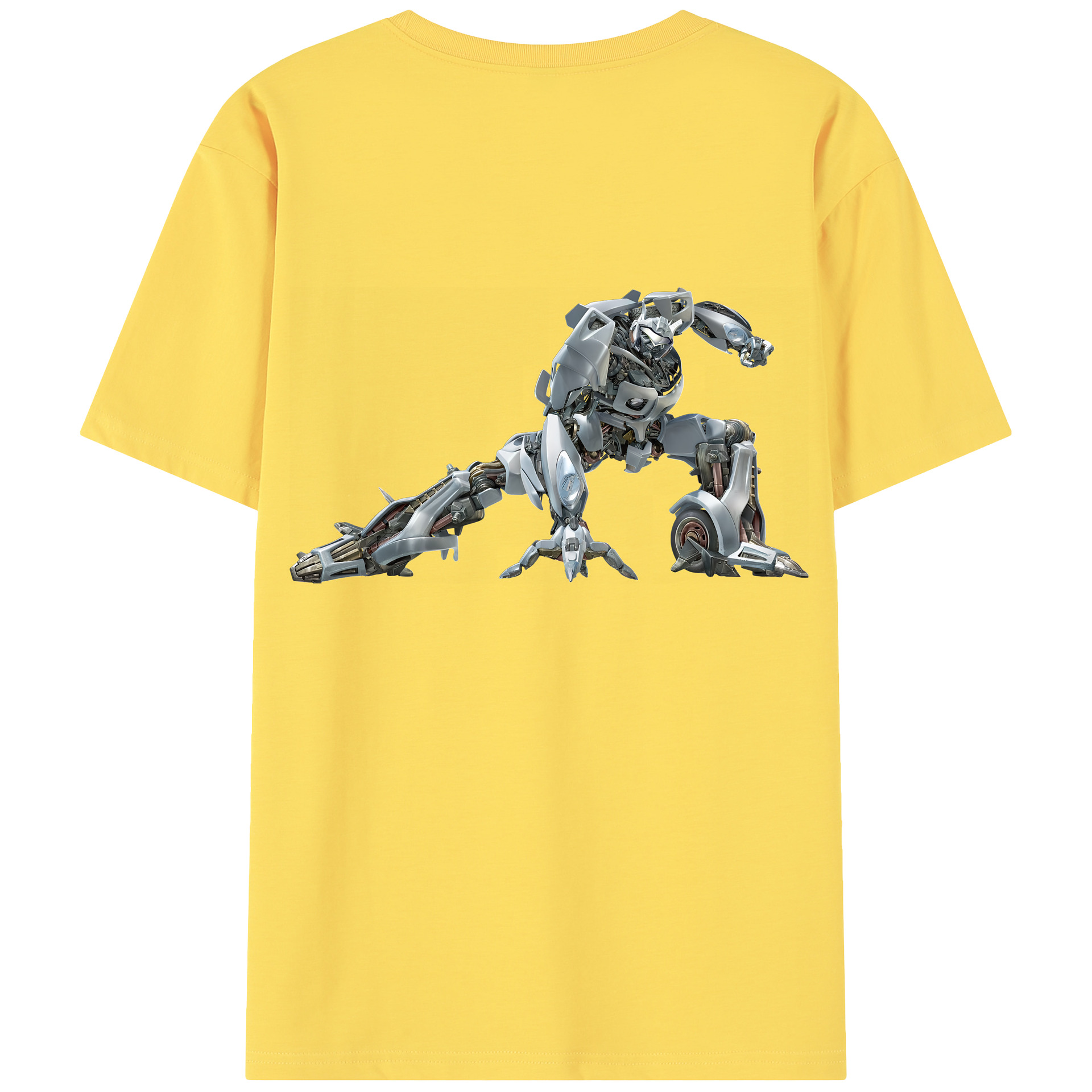 （画像用） Transformers トランスフォーマー 綿100％半袖Tシャツ（背面プリント）
