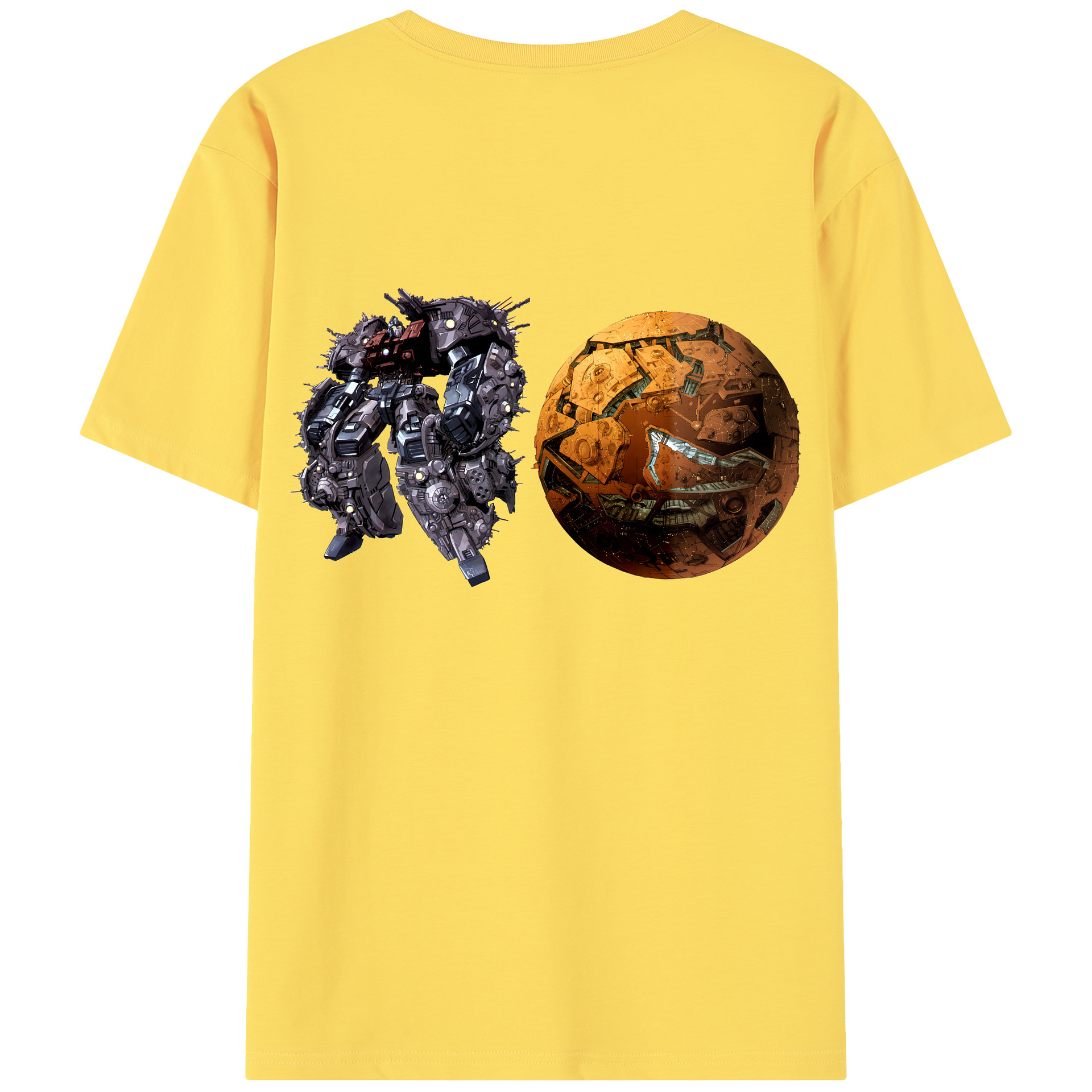 （画像用） Transformers トランスフォーマー 綿100％半袖Tシャツ（背面プリント）