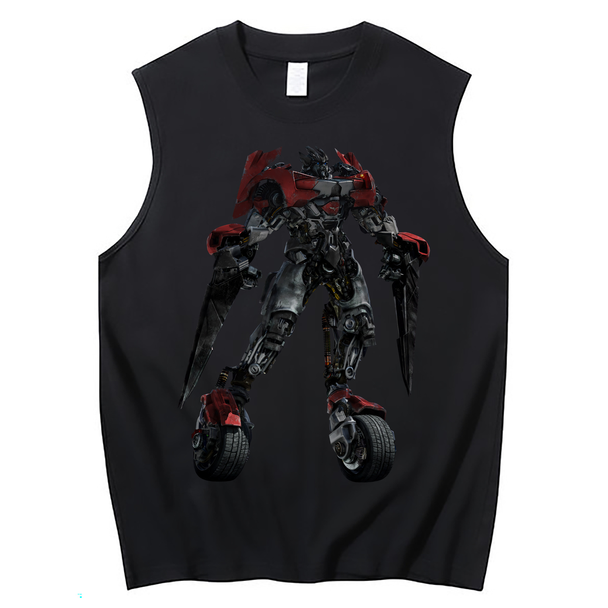 （画像用） Transformers トランスフォーマー コットン100％タンクトップ（フロントプリント）