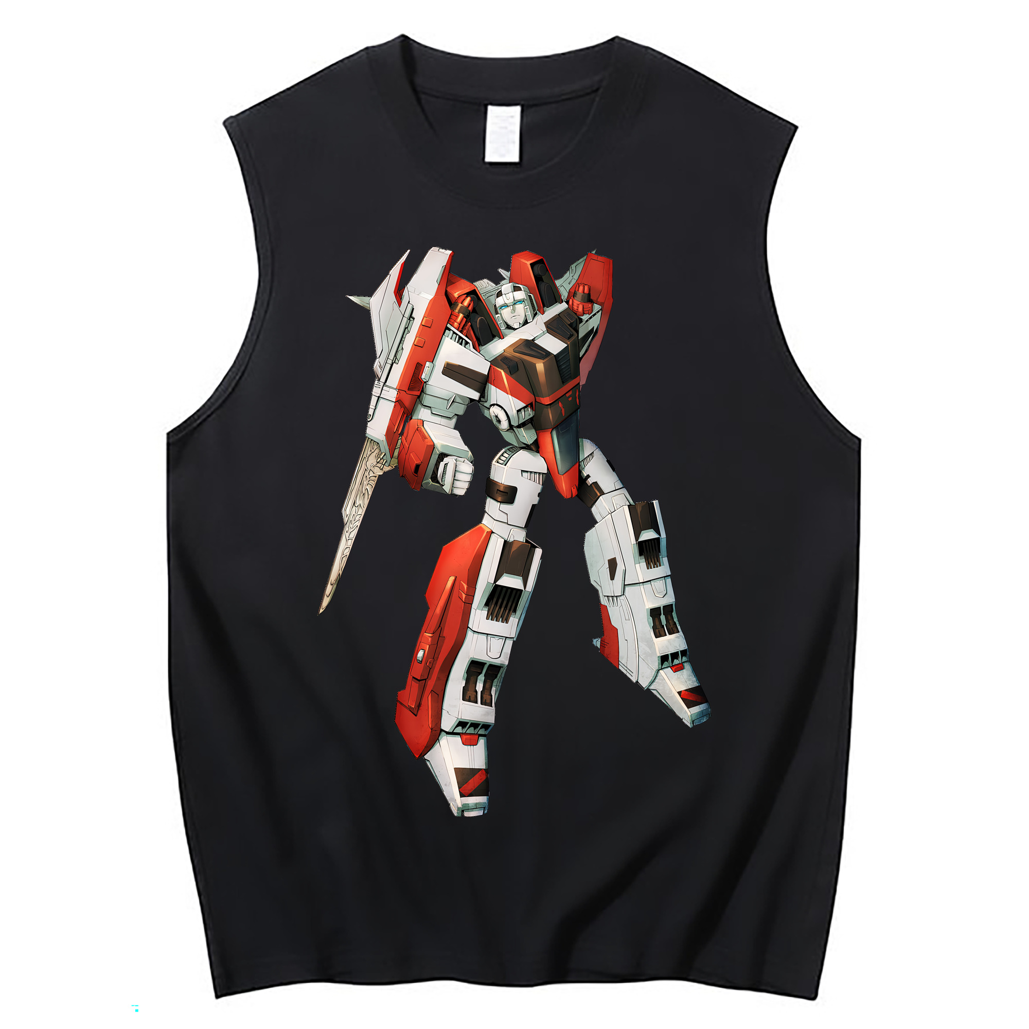 （画像用） Transformers トランスフォーマー コットン100％タンクトップ（フロントプリント）