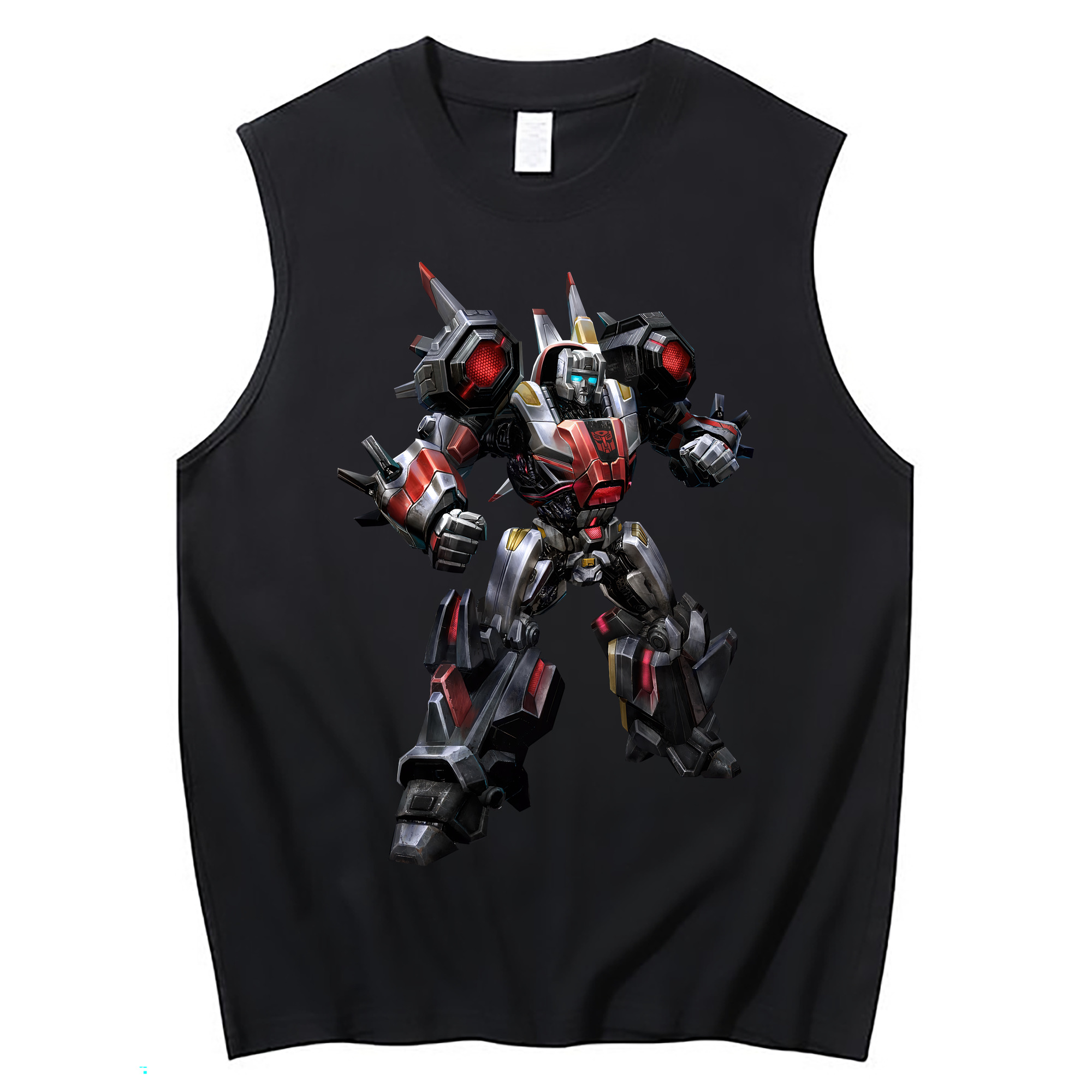 （画像用） Transformers トランスフォーマー コットン100％タンクトップ（フロントプリント）