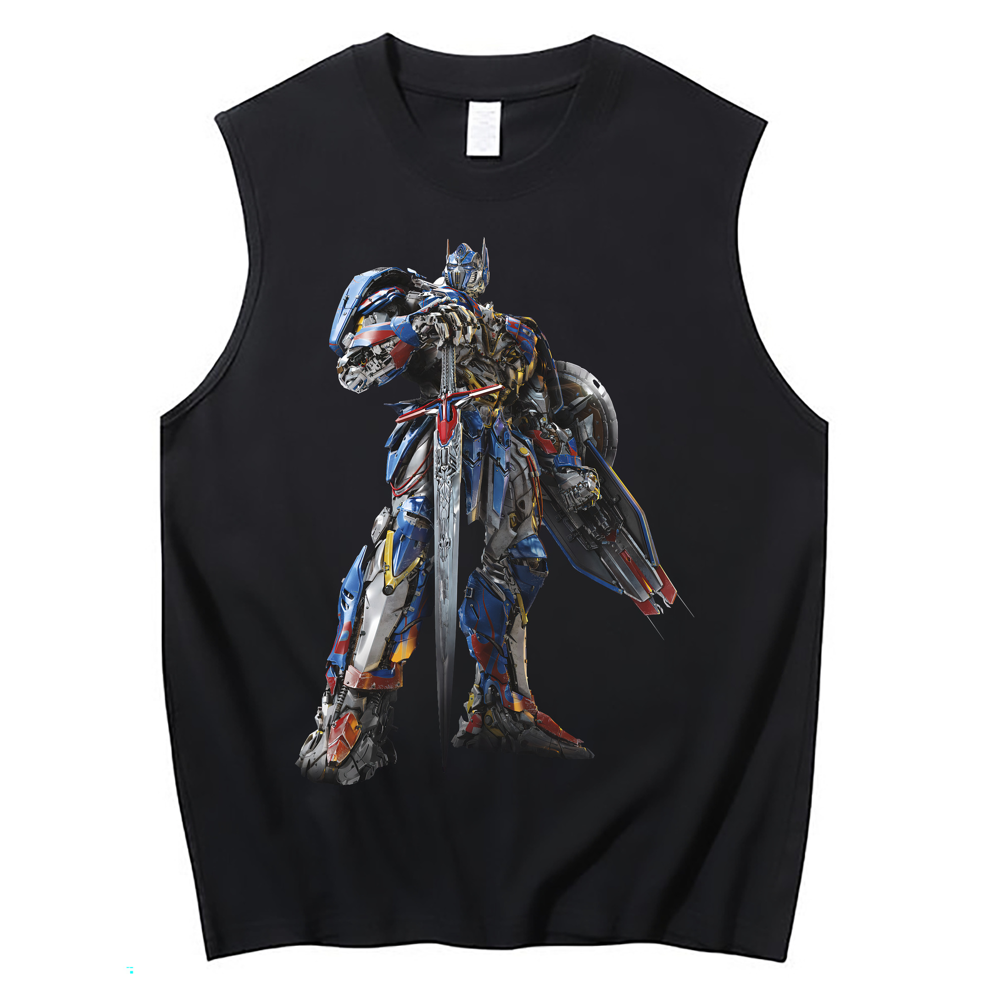 （画像用） Transformers トランスフォーマー コットン100％タンクトップ（フロントプリント）