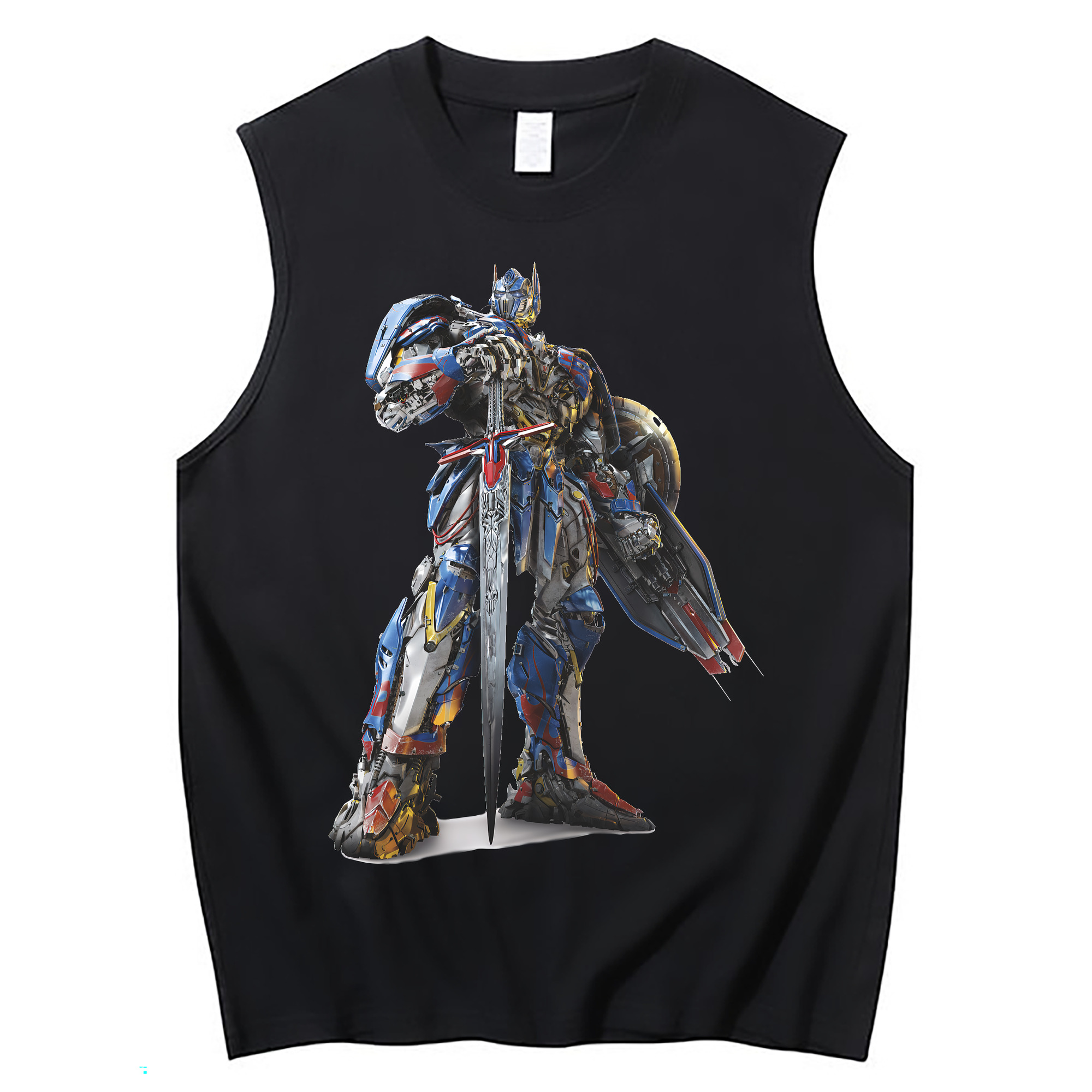 （画像用） Transformers トランスフォーマー コットン100％タンクトップ（フロントプリント）