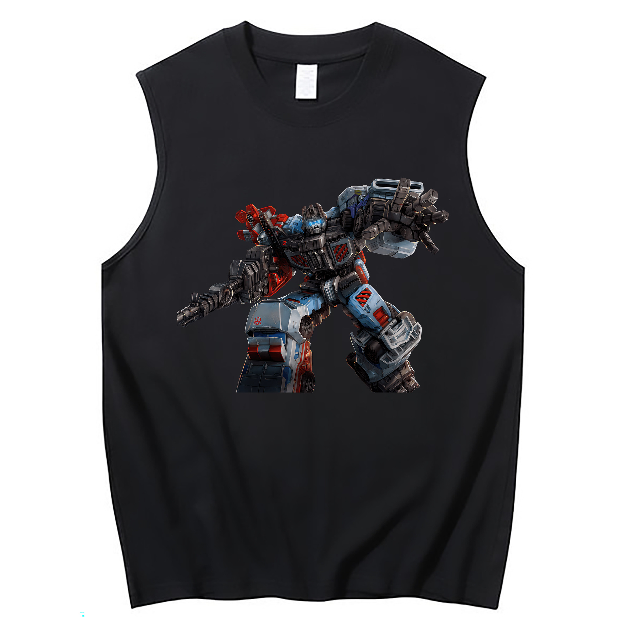 （画像用） Transformers トランスフォーマー コットン100％タンクトップ（フロントプリント）