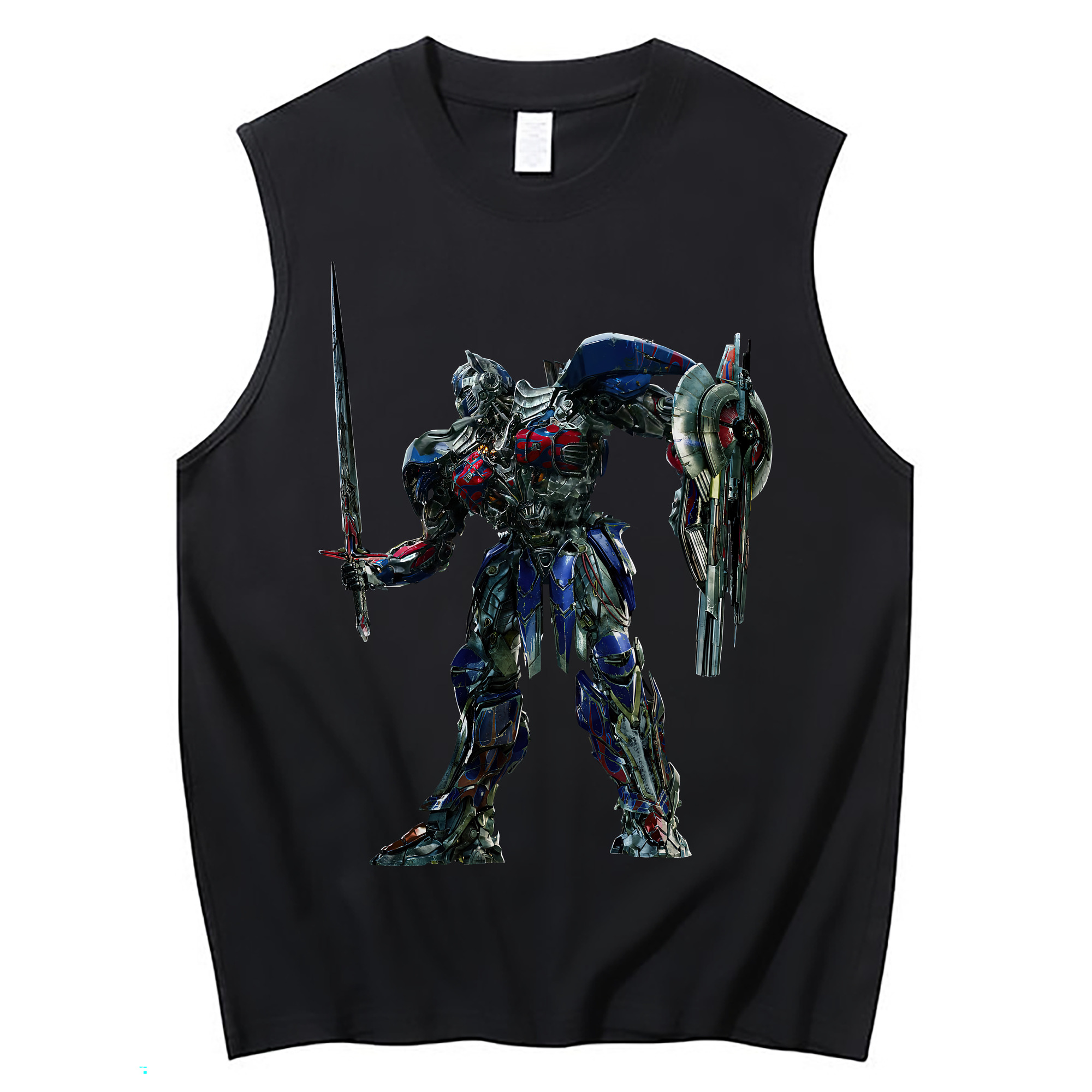 （画像用） Transformers トランスフォーマー コットン100％タンクトップ（フロントプリント）