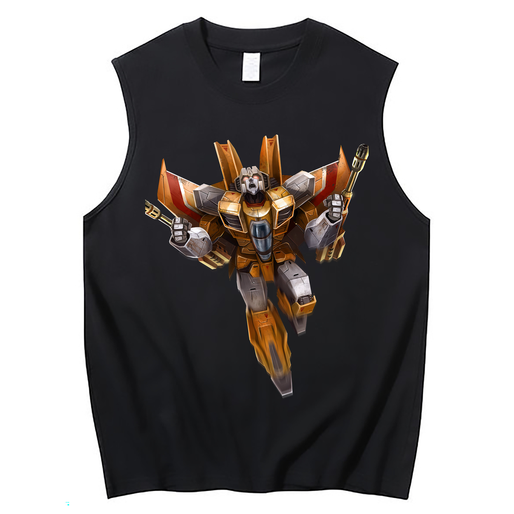 （画像用） Transformers トランスフォーマー コットン100％タンクトップ（フロントプリント）