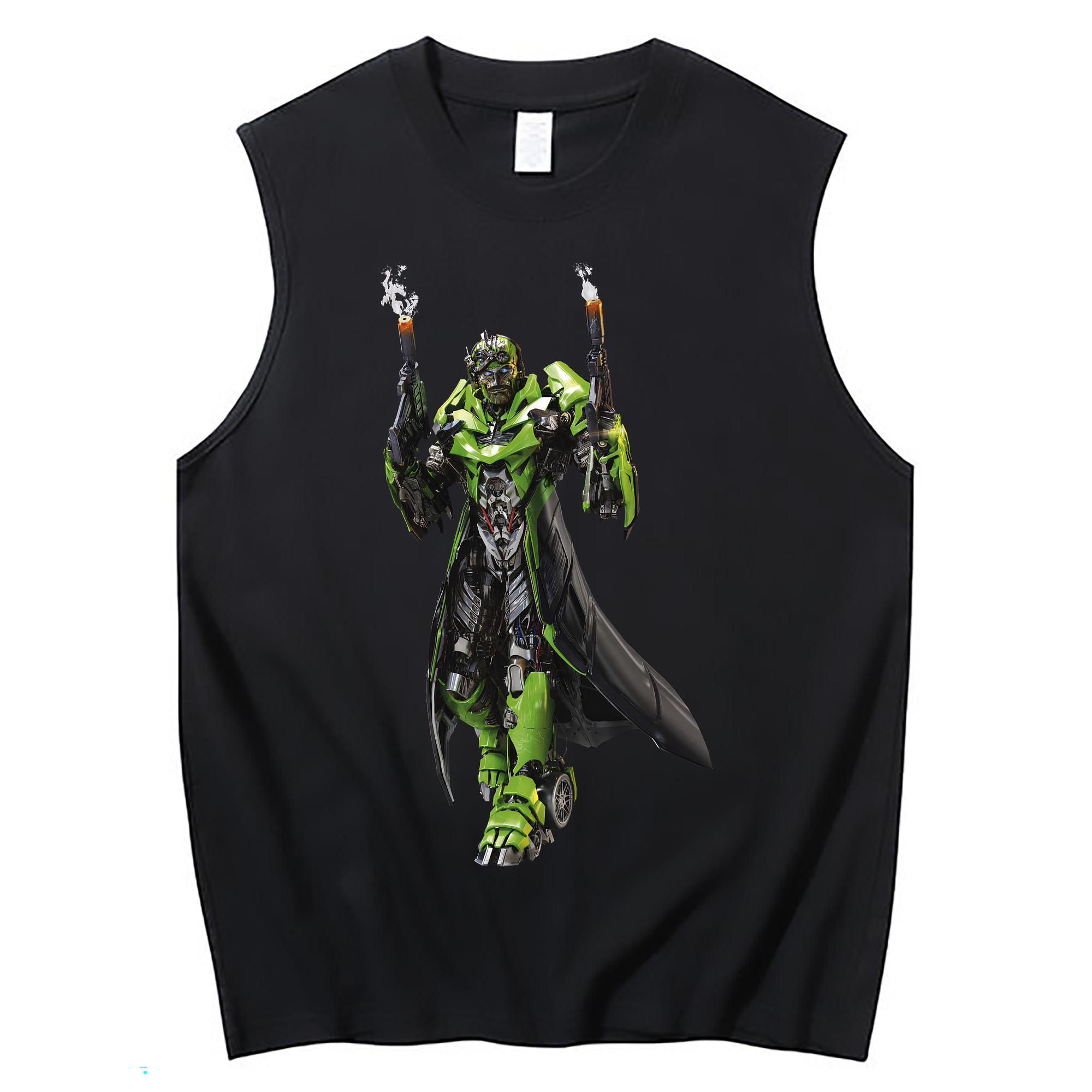 （画像用） Transformers トランスフォーマー コットン100％タンクトップ（フロントプリント）