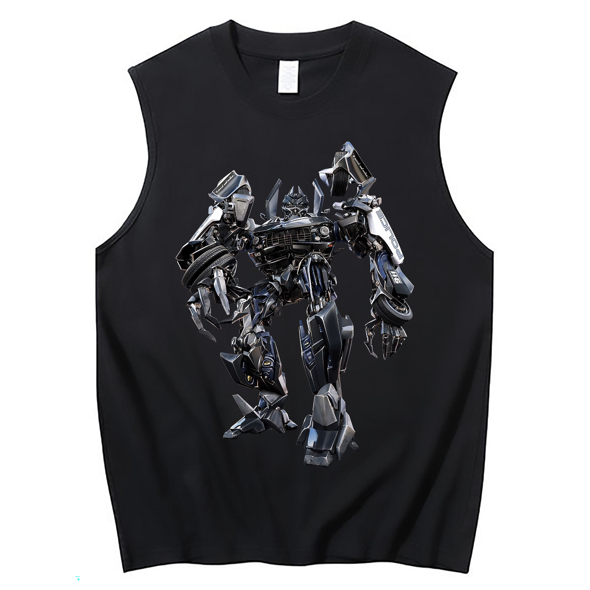 （画像用） Transformers トランスフォーマー コットン100％タンクトップ（フロントプリント）
