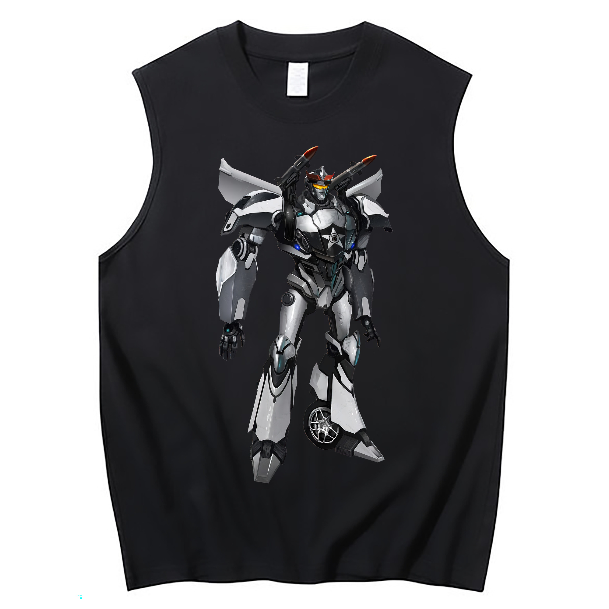 （画像用） Transformers トランスフォーマー コットン100％タンクトップ（フロントプリント）