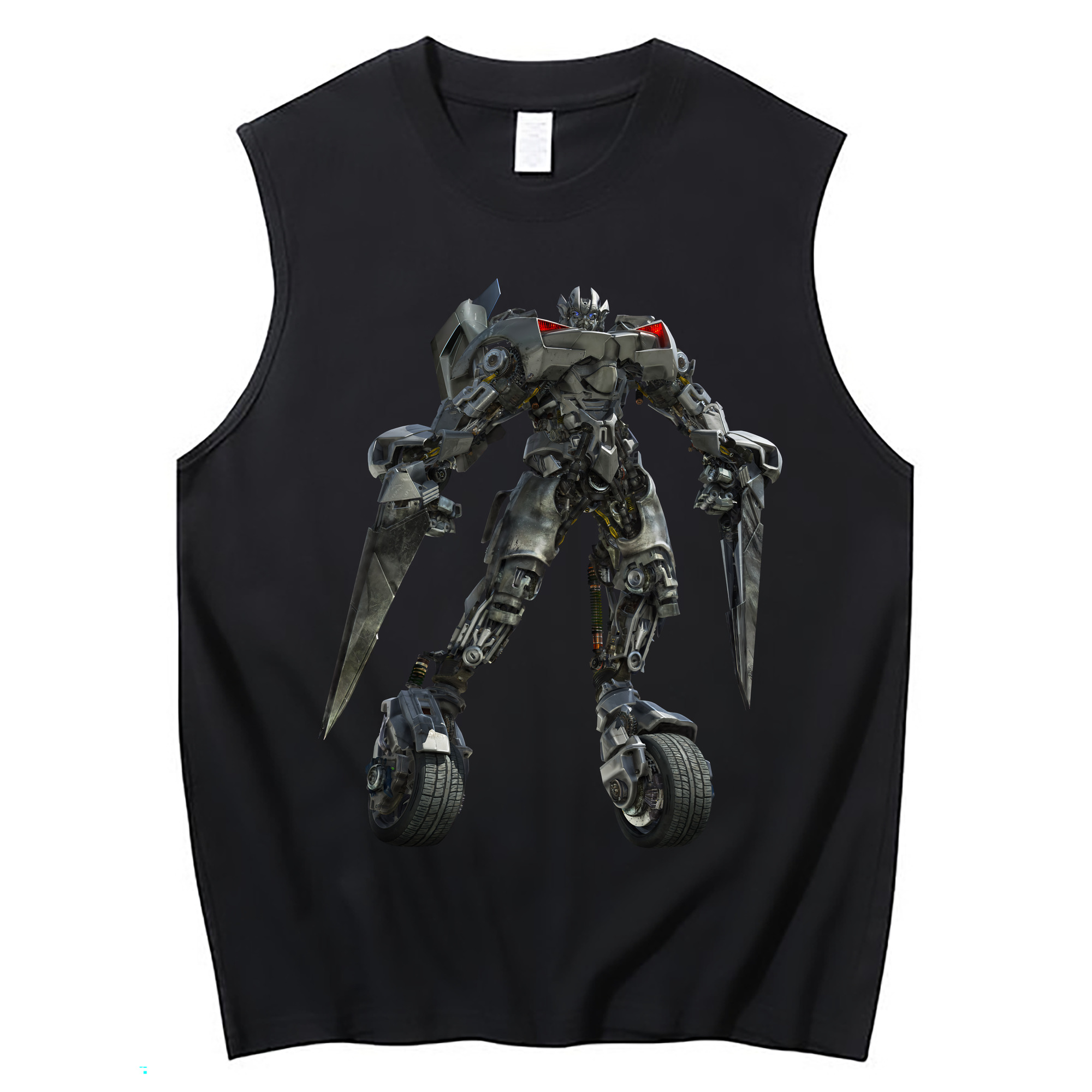 （画像用） Transformers トランスフォーマー コットン100％タンクトップ（フロントプリント）