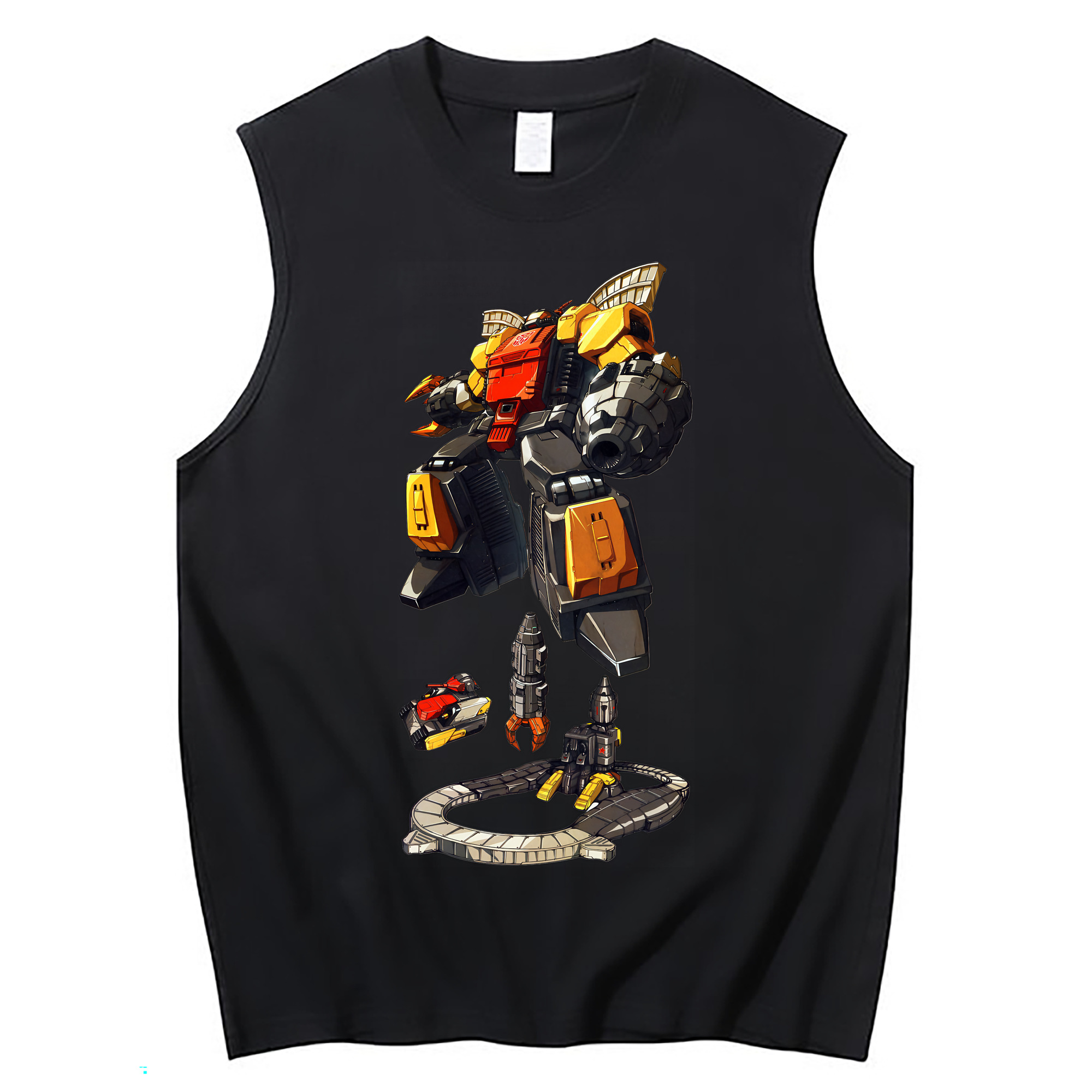 （画像用） Transformers トランスフォーマー コットン100％タンクトップ（フロントプリント）