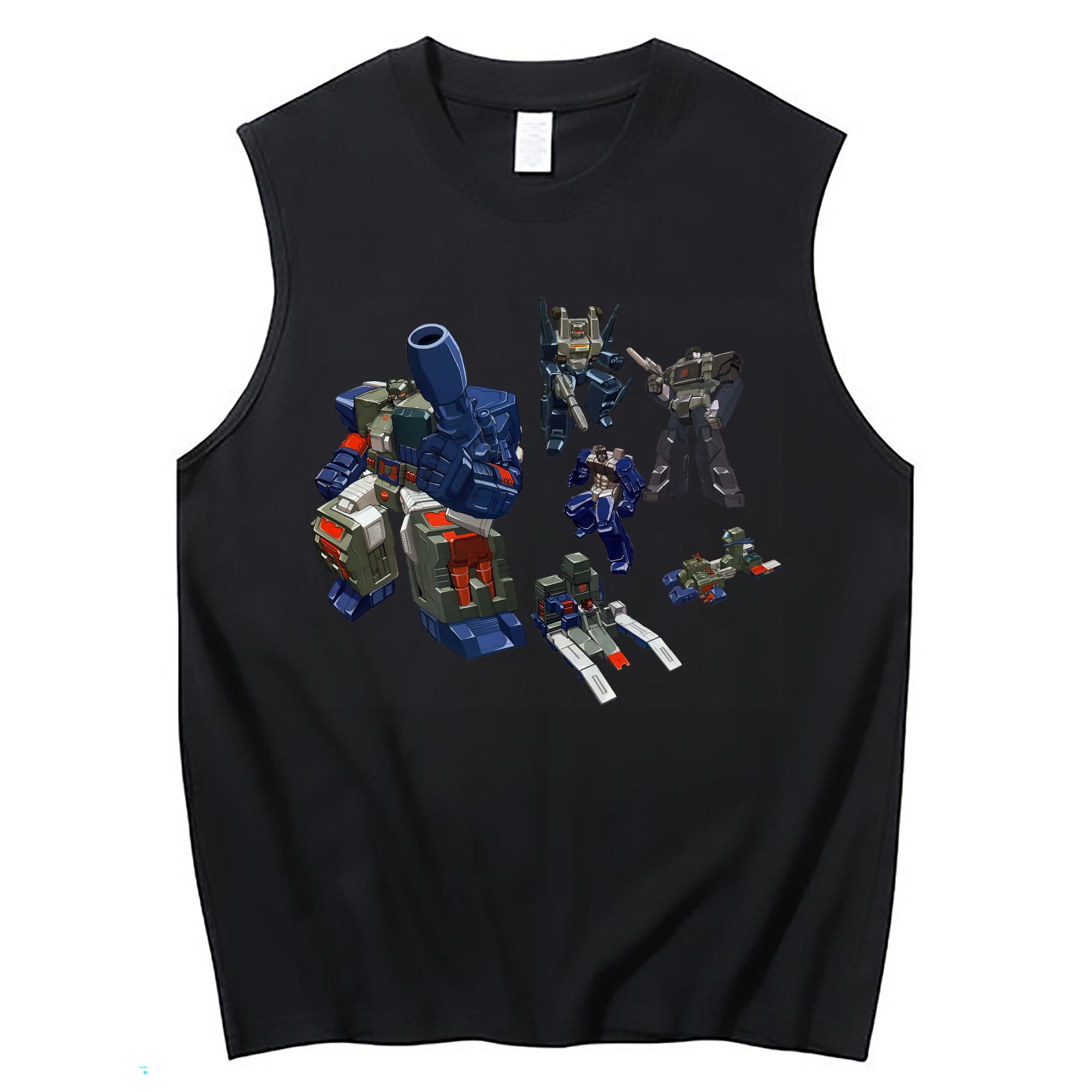（画像用） Transformers トランスフォーマー コットン100％タンクトップ（フロントプリント）