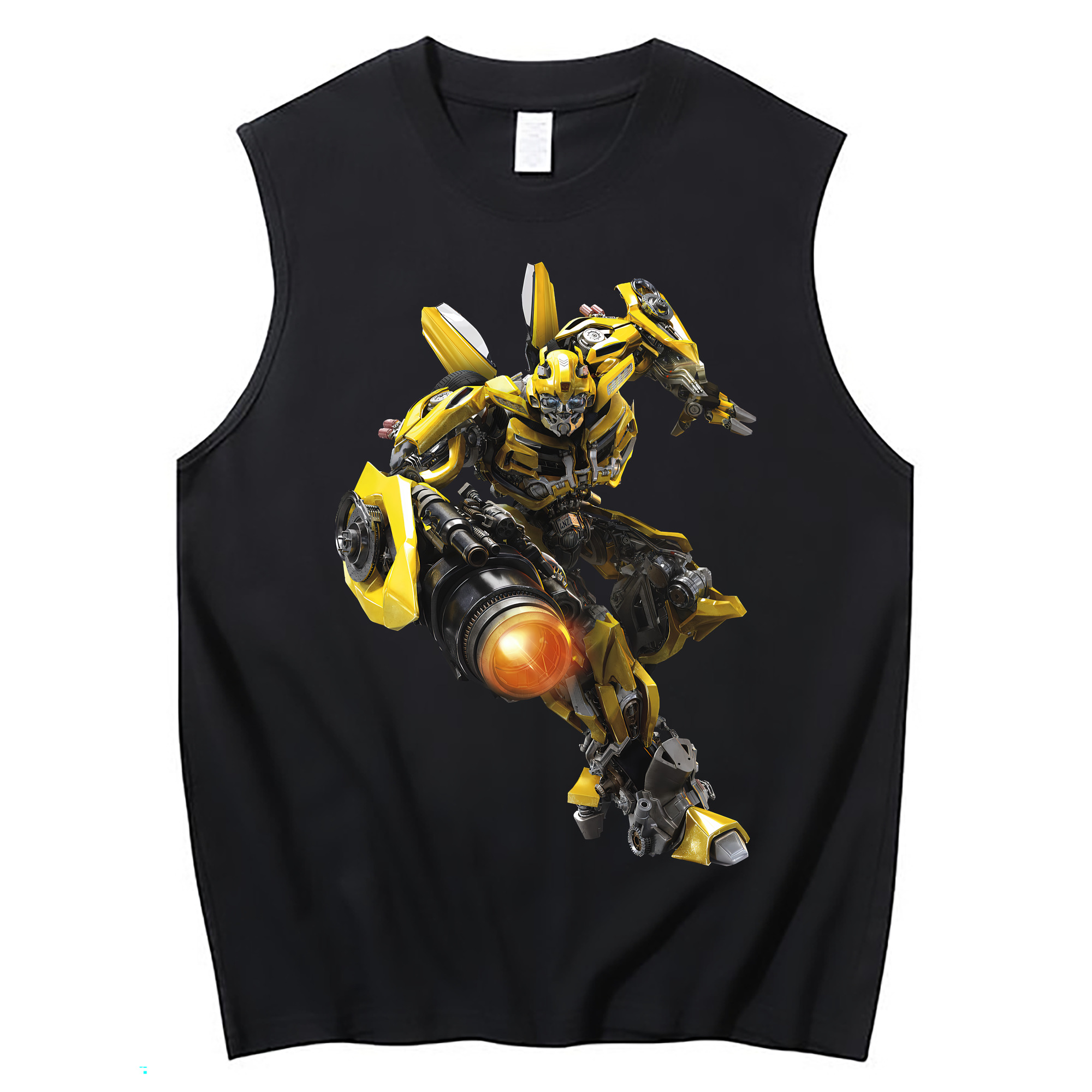 （画像用） Transformers トランスフォーマー コットン100％タンクトップ（フロントプリント）