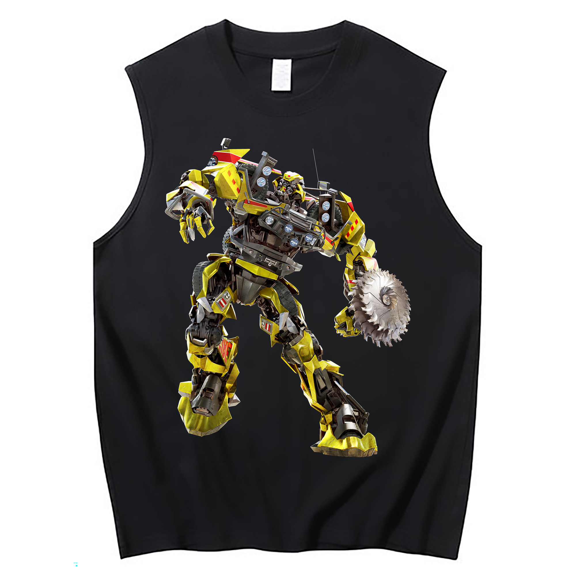 （画像用） Transformers トランスフォーマー コットン100％タンクトップ（フロントプリント）