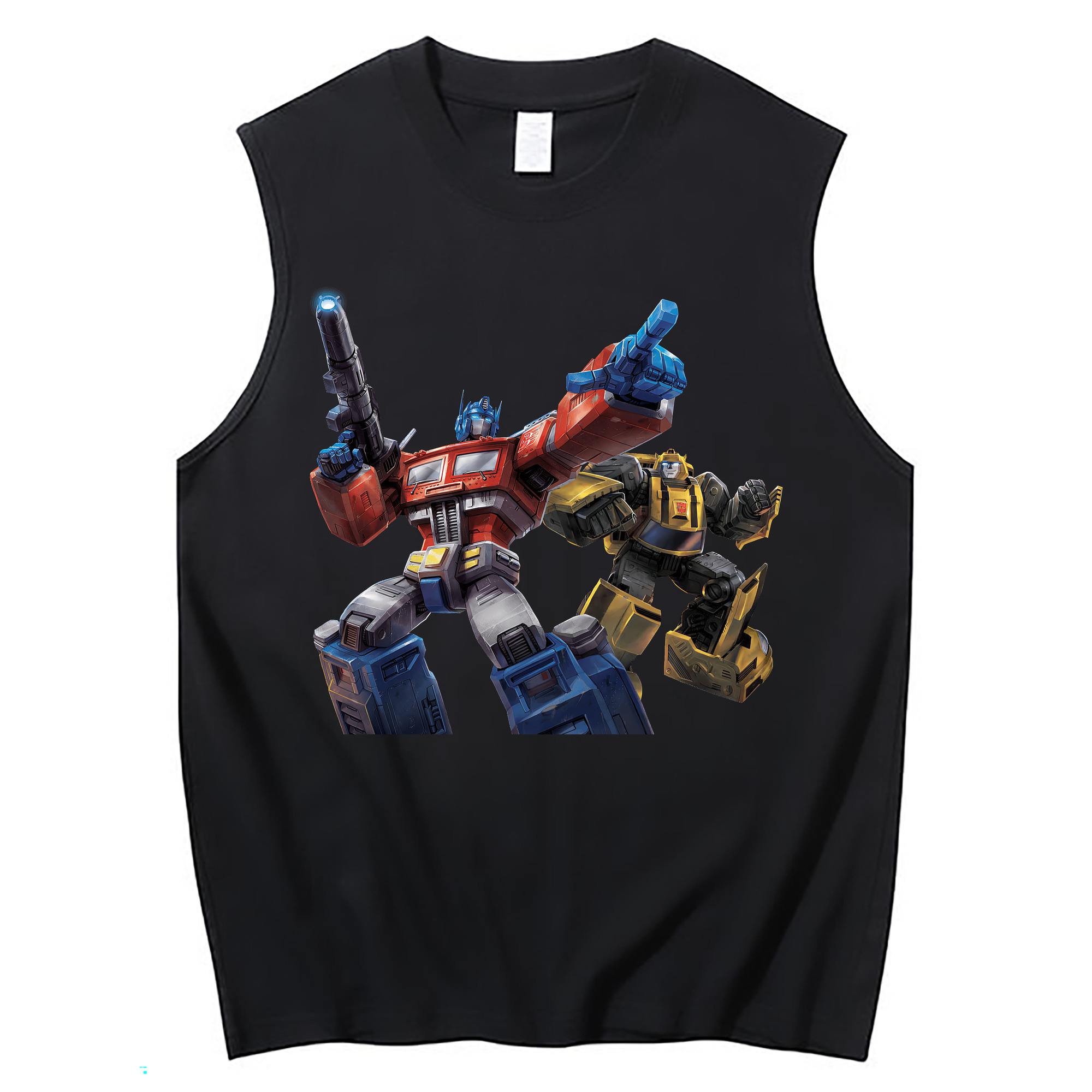 （画像用） Transformers トランスフォーマー コットン100％タンクトップ（フロントプリント）