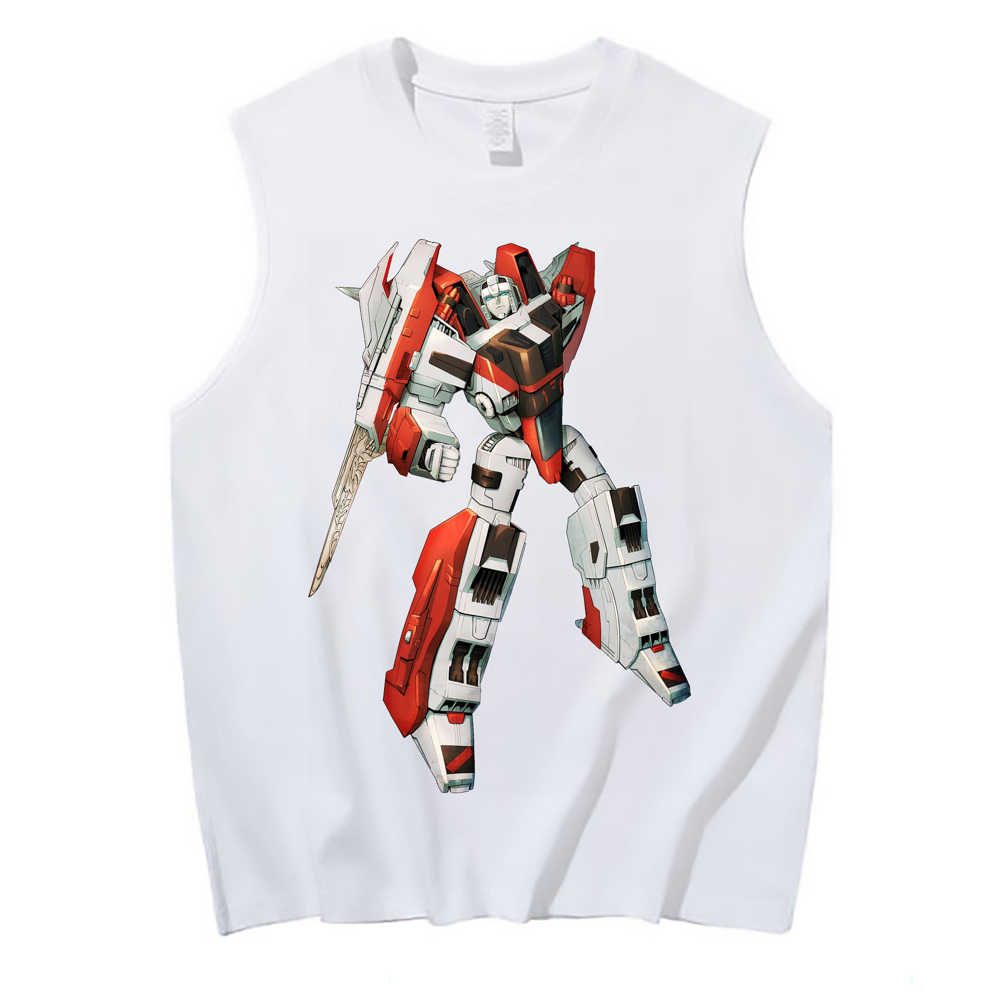 （画像用） Transformers トランスフォーマー コットン100％タンクトップ（フロントプリント）