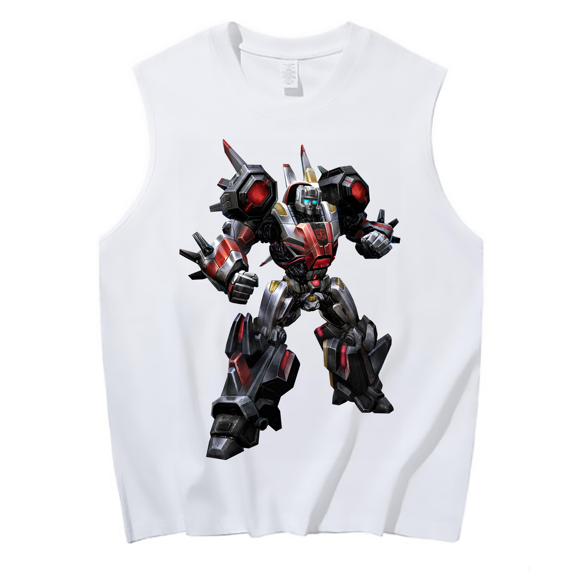 （画像用） Transformers トランスフォーマー コットン100％タンクトップ（フロントプリント）