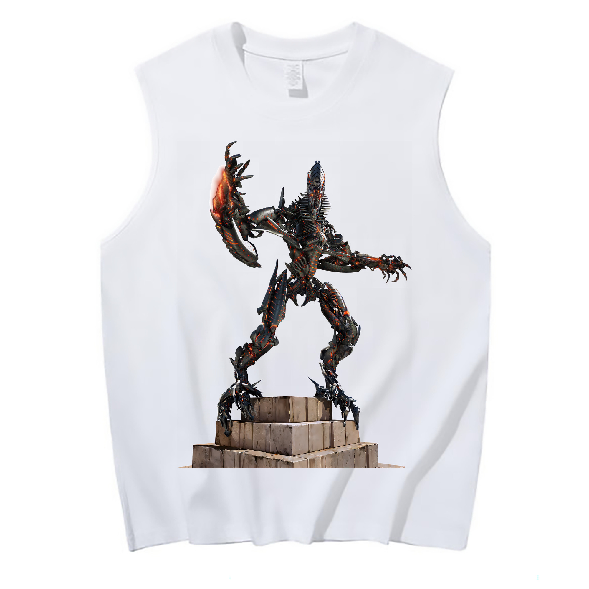（画像用） Transformers トランスフォーマー コットン100％タンクトップ（フロントプリント）