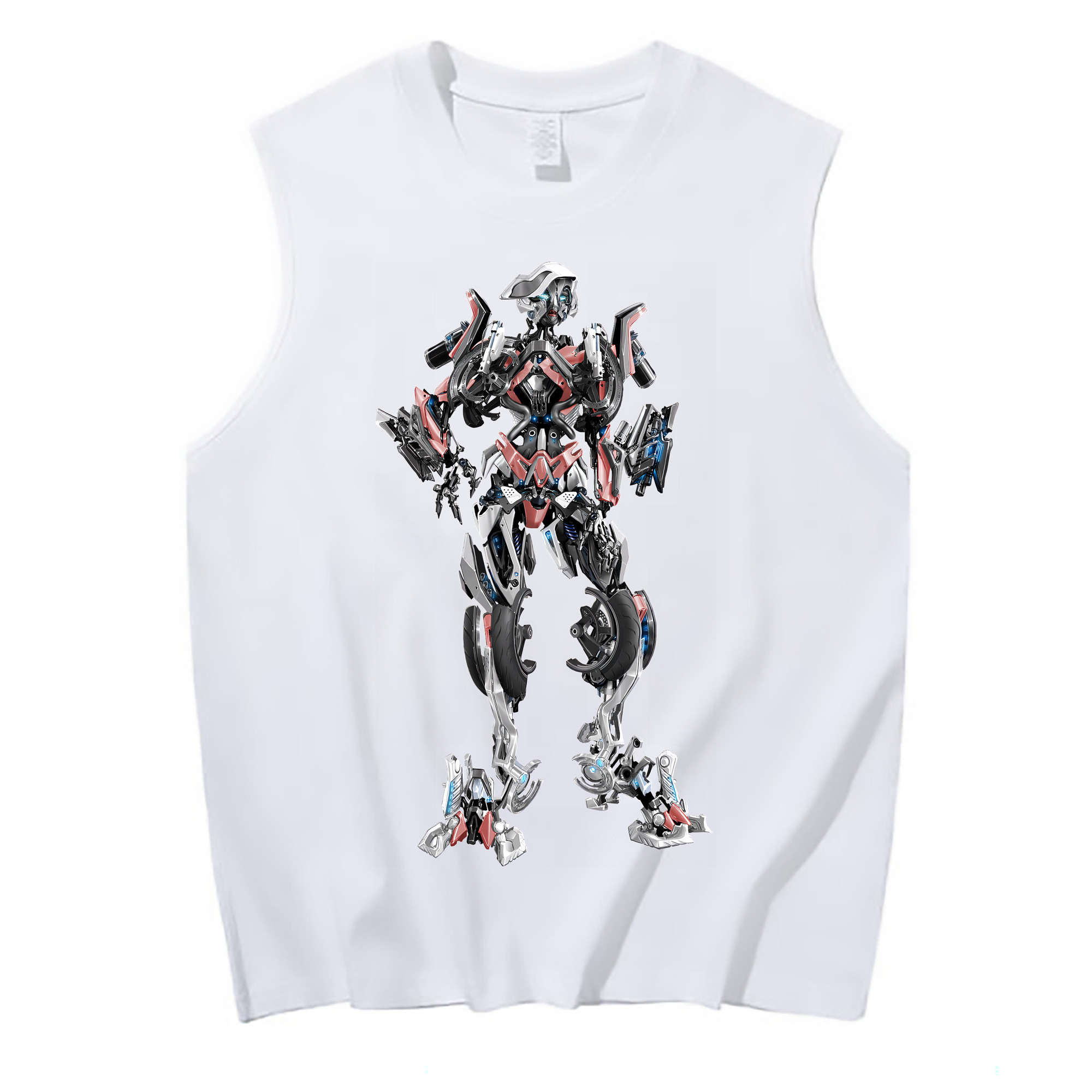（画像用） Transformers トランスフォーマー コットン100％タンクトップ（フロントプリント）