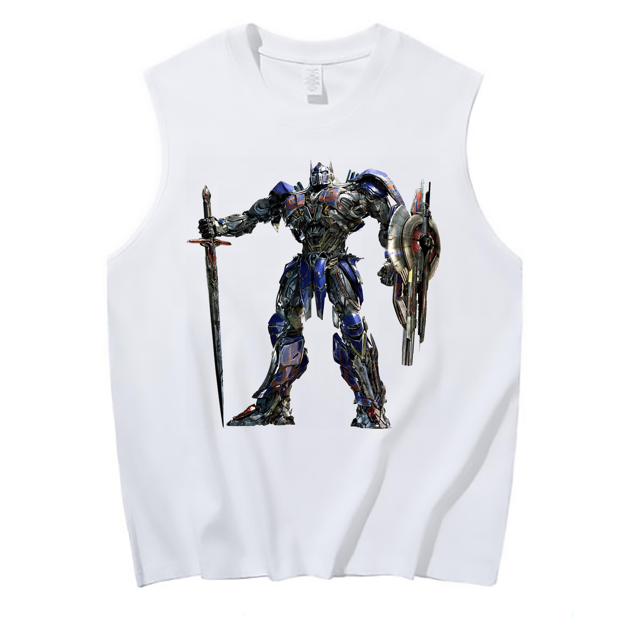 （画像用） Transformers トランスフォーマー コットン100％タンクトップ（フロントプリント）