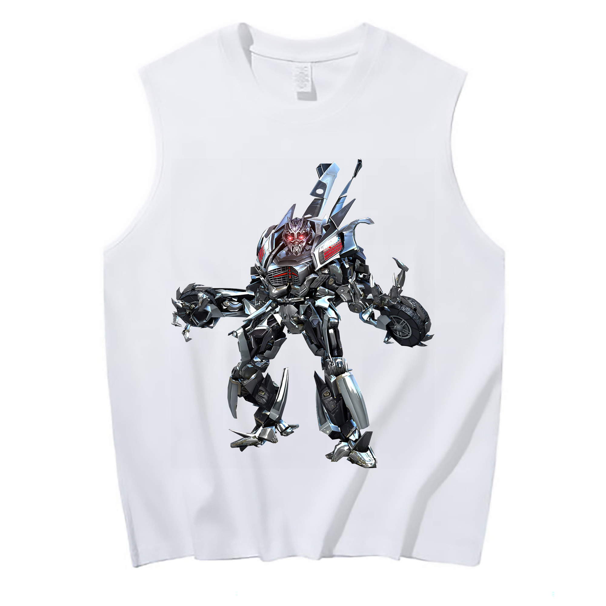 （画像用） Transformers トランスフォーマー コットン100％タンクトップ（フロントプリント）