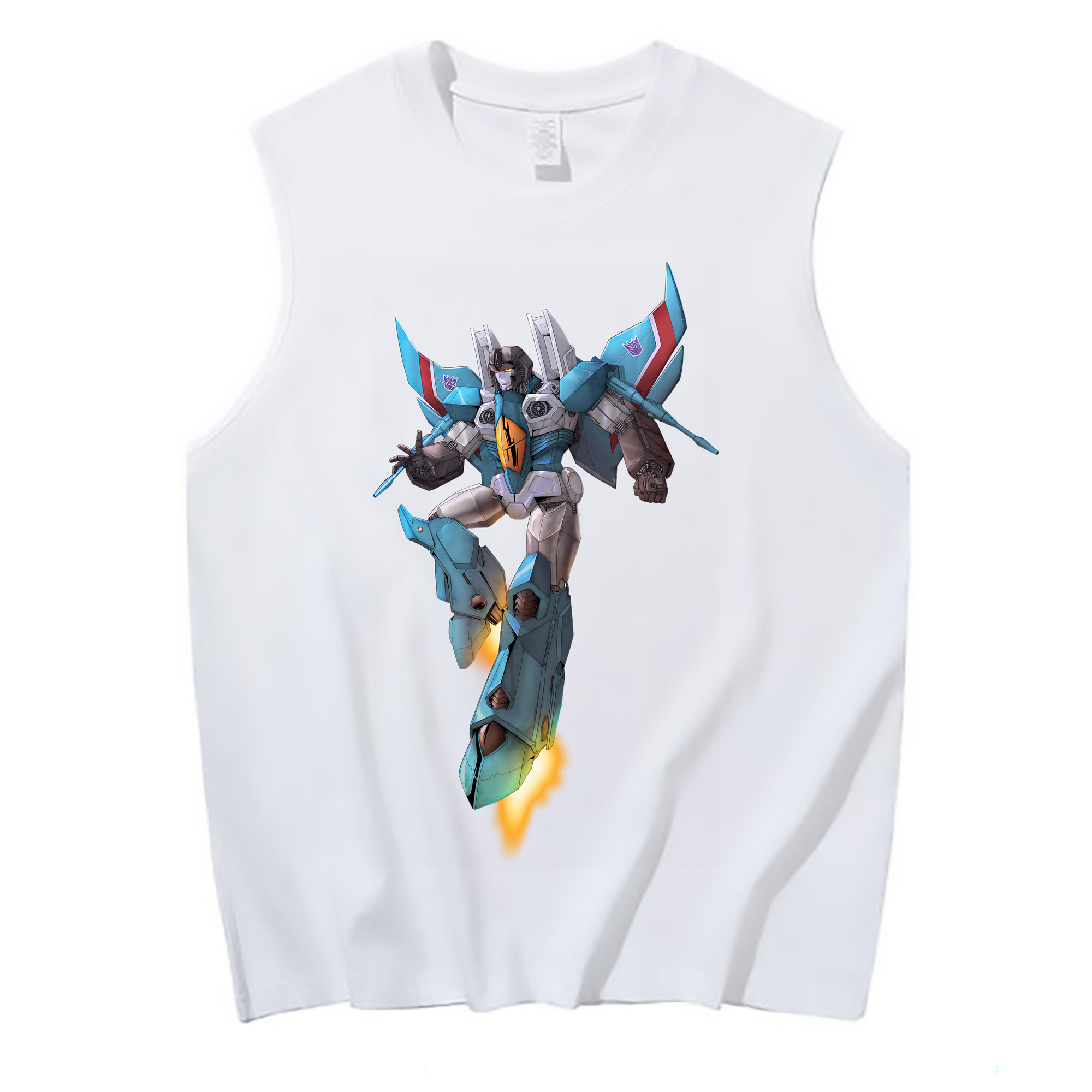 （画像用） Transformers トランスフォーマー コットン100％タンクトップ（フロントプリント）