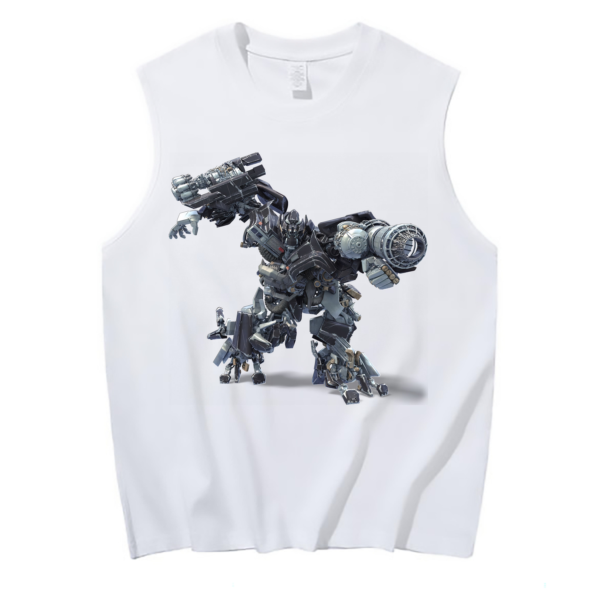 （画像用） Transformers トランスフォーマー コットン100％タンクトップ（フロントプリント）