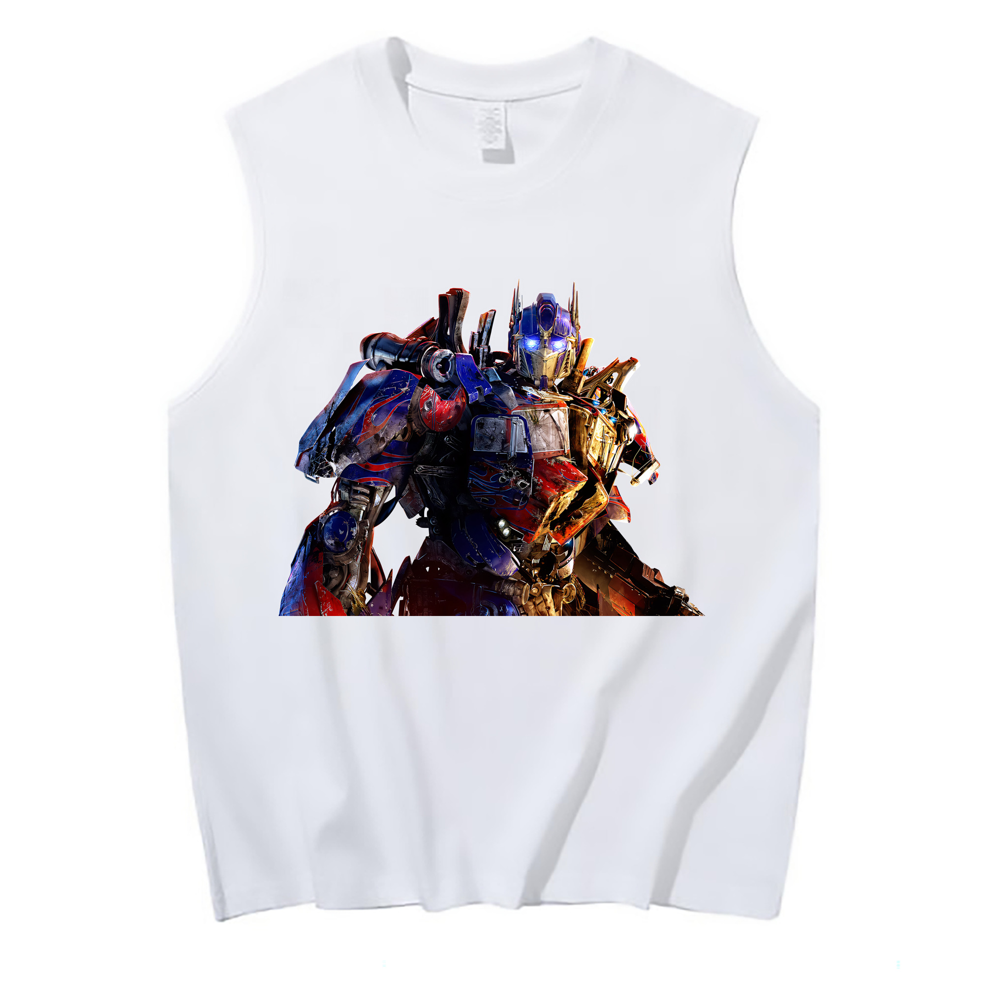 （画像用） Transformers トランスフォーマー コットン100％タンクトップ（フロントプリント）