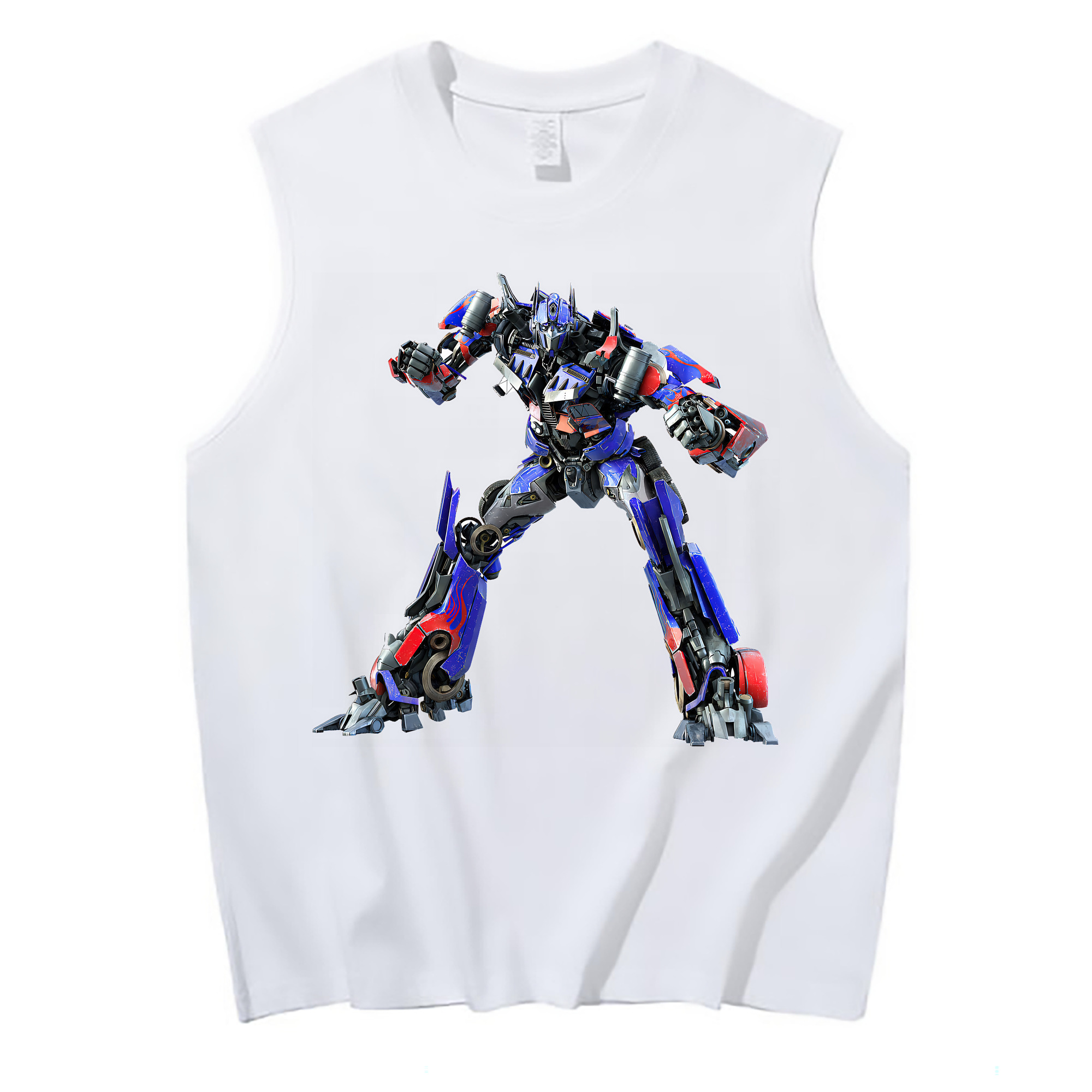 （画像用） Transformers トランスフォーマー コットン100％タンクトップ（フロントプリント）