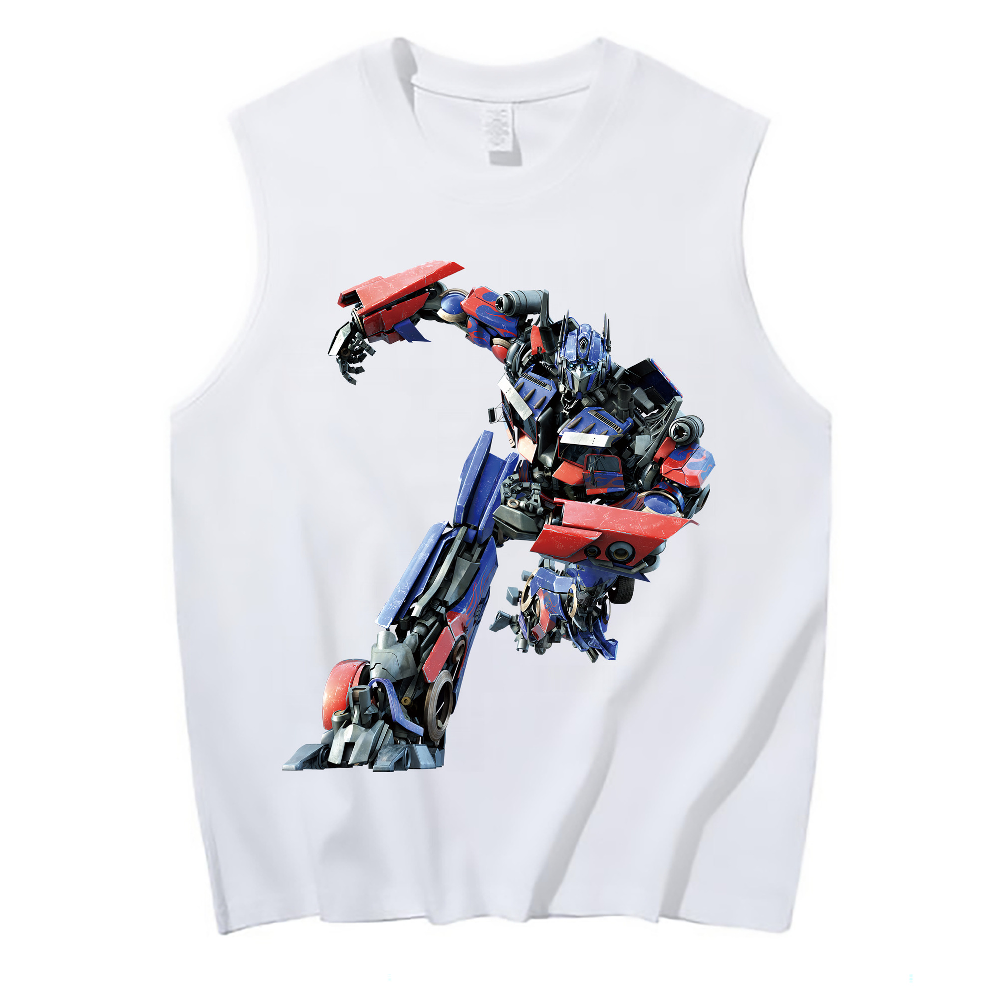 （画像用） Transformers トランスフォーマー コットン100％タンクトップ（フロントプリント）