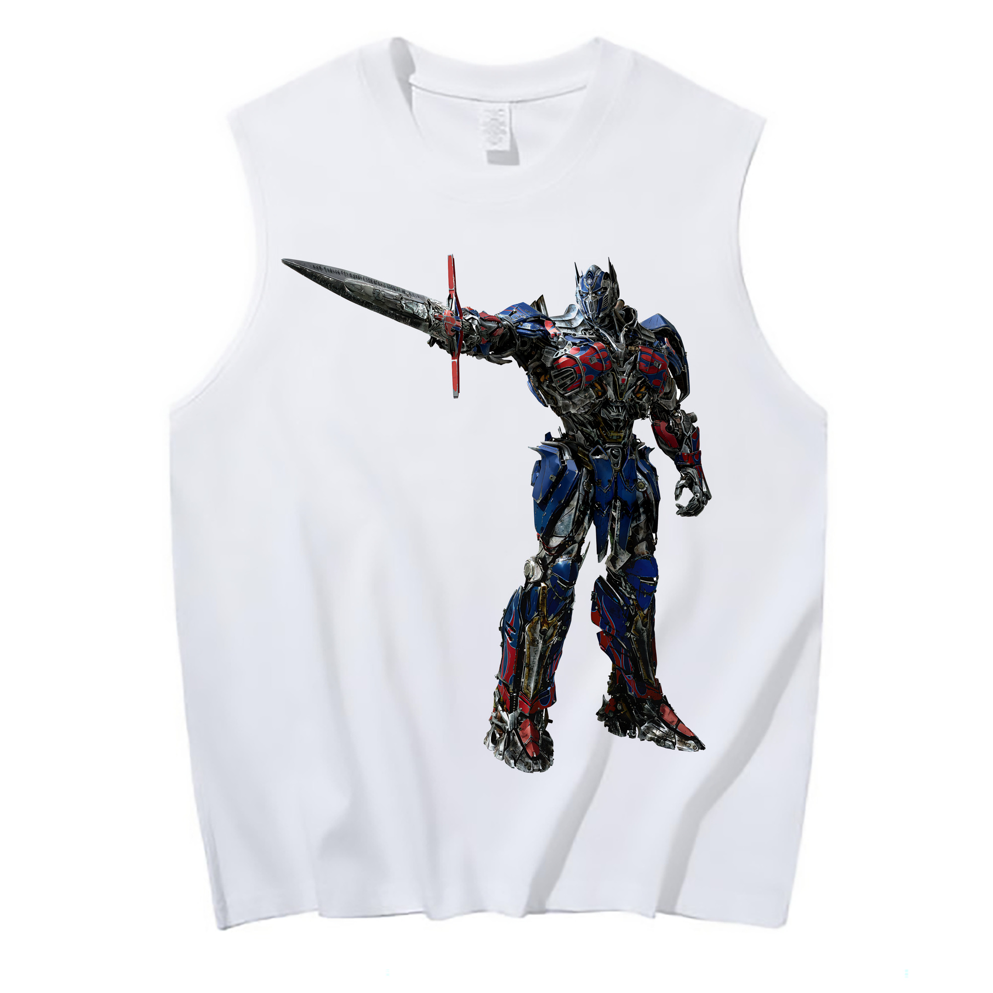 （画像用） Transformers トランスフォーマー コットン100％タンクトップ（フロントプリント）