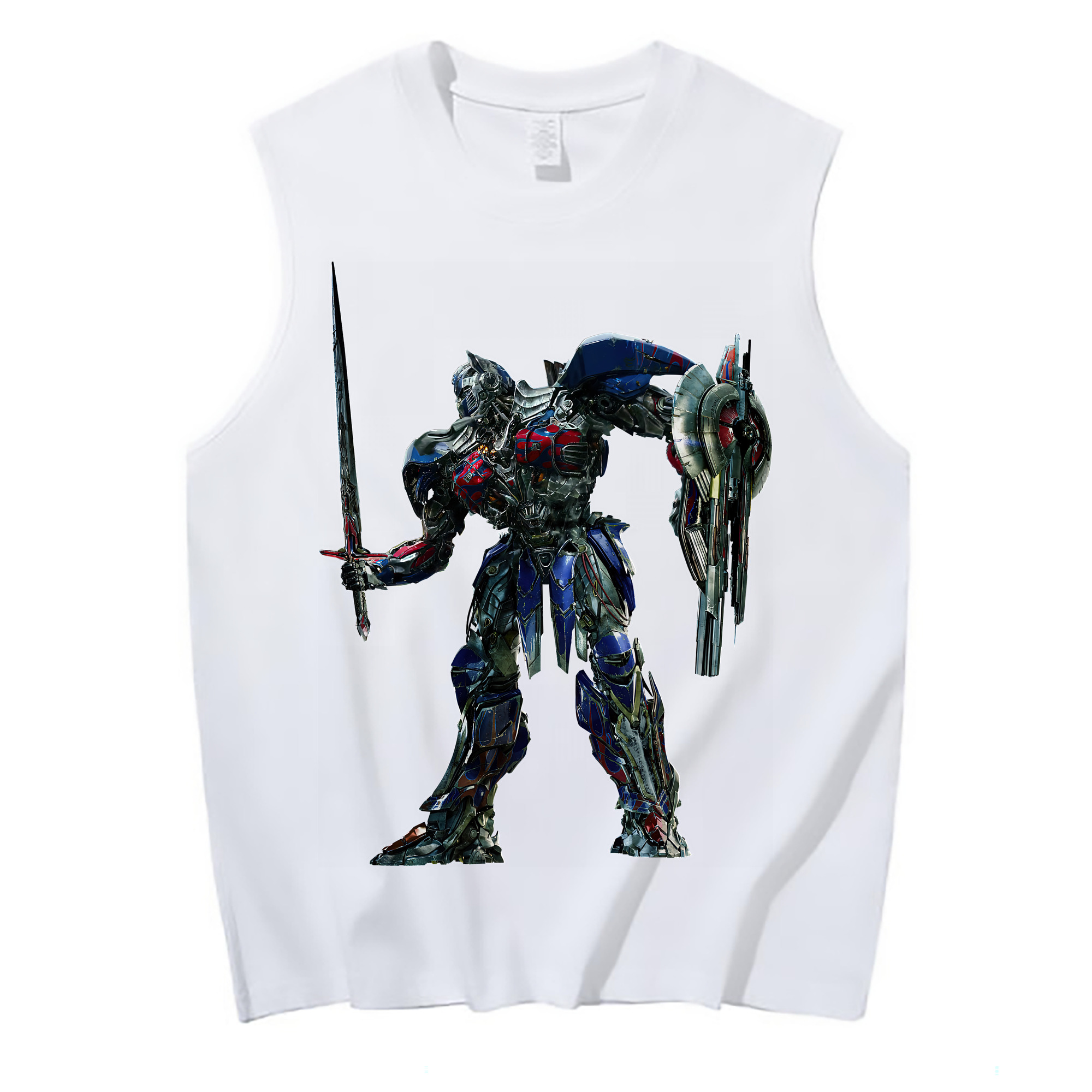 （画像用） Transformers トランスフォーマー コットン100％タンクトップ（フロントプリント）