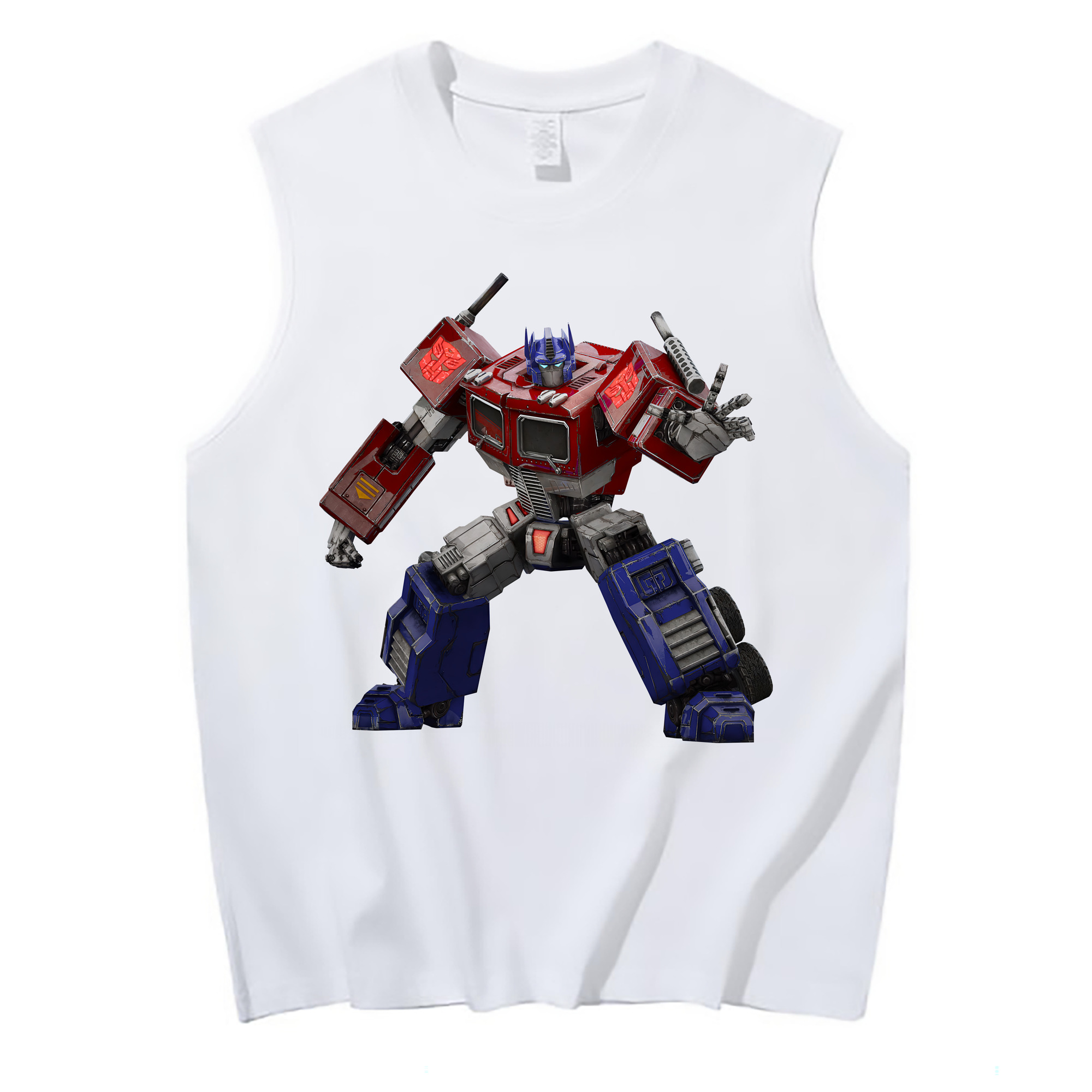（画像用） Transformers トランスフォーマー コットン100％タンクトップ（フロントプリント）