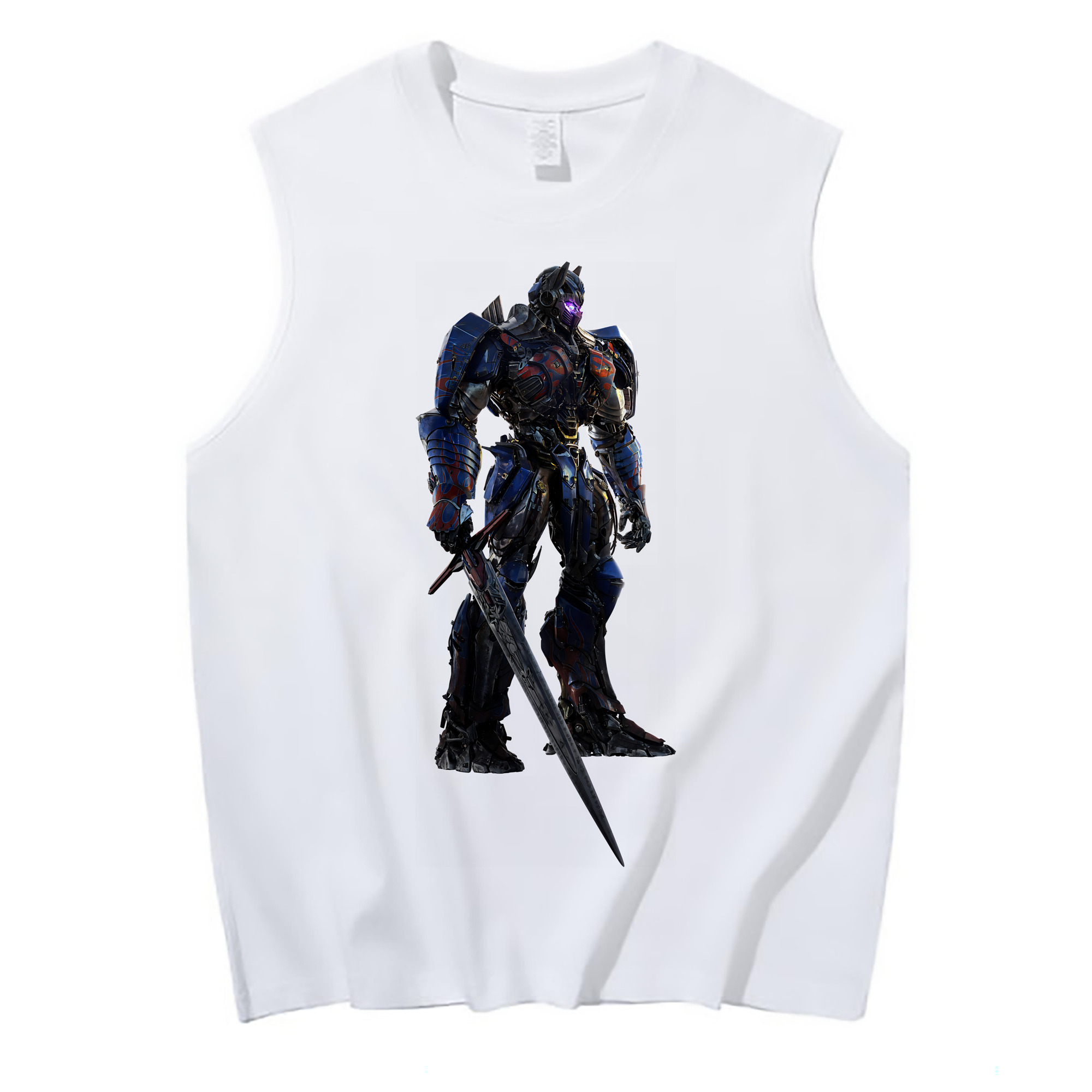 （画像用） Transformers トランスフォーマー コットン100％タンクトップ（フロントプリント）
