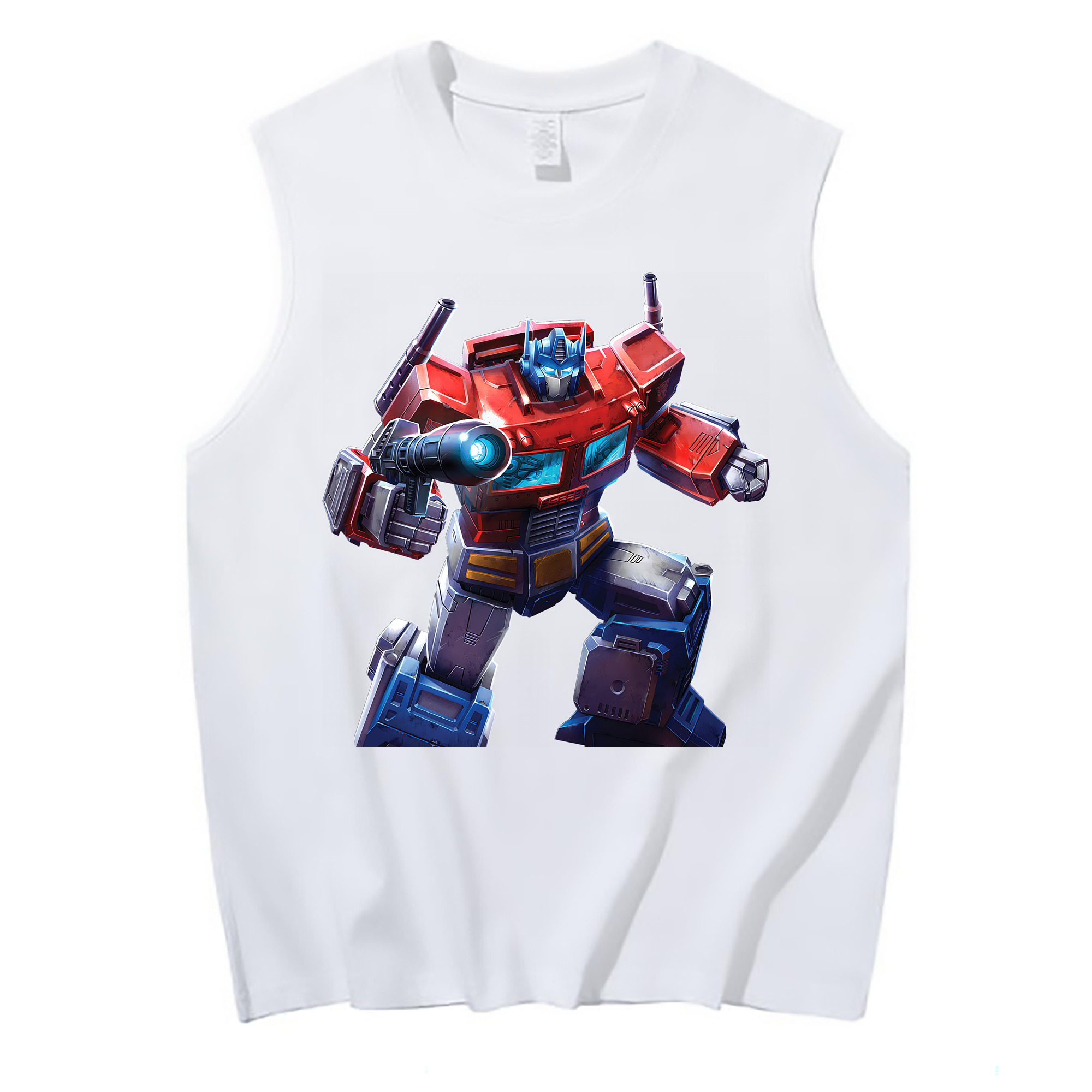 （画像用） Transformers トランスフォーマー コットン100％タンクトップ（フロントプリント）