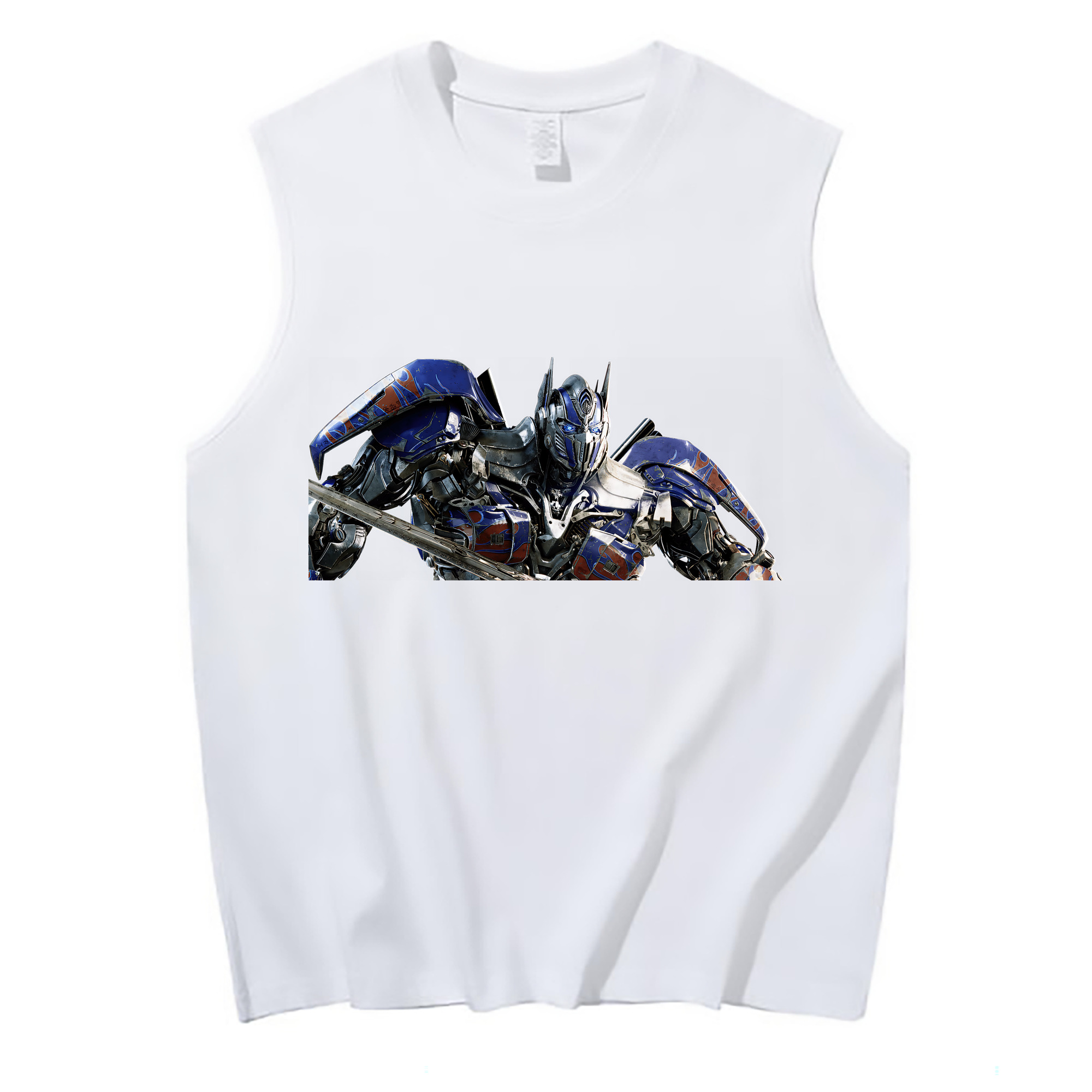 （画像用） Transformers トランスフォーマー コットン100％タンクトップ（フロントプリント）