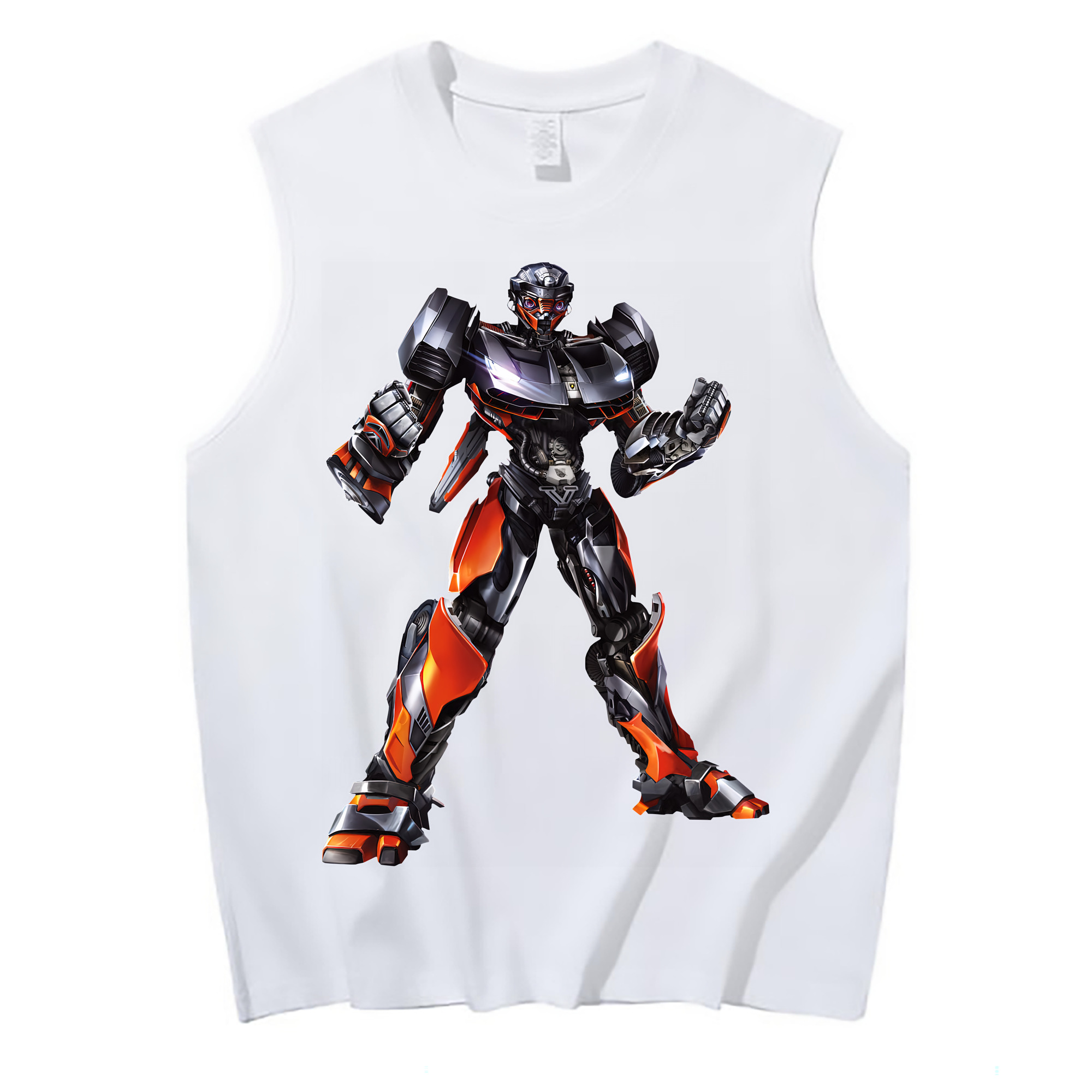 （画像用） Transformers トランスフォーマー コットン100％タンクトップ（フロントプリント）