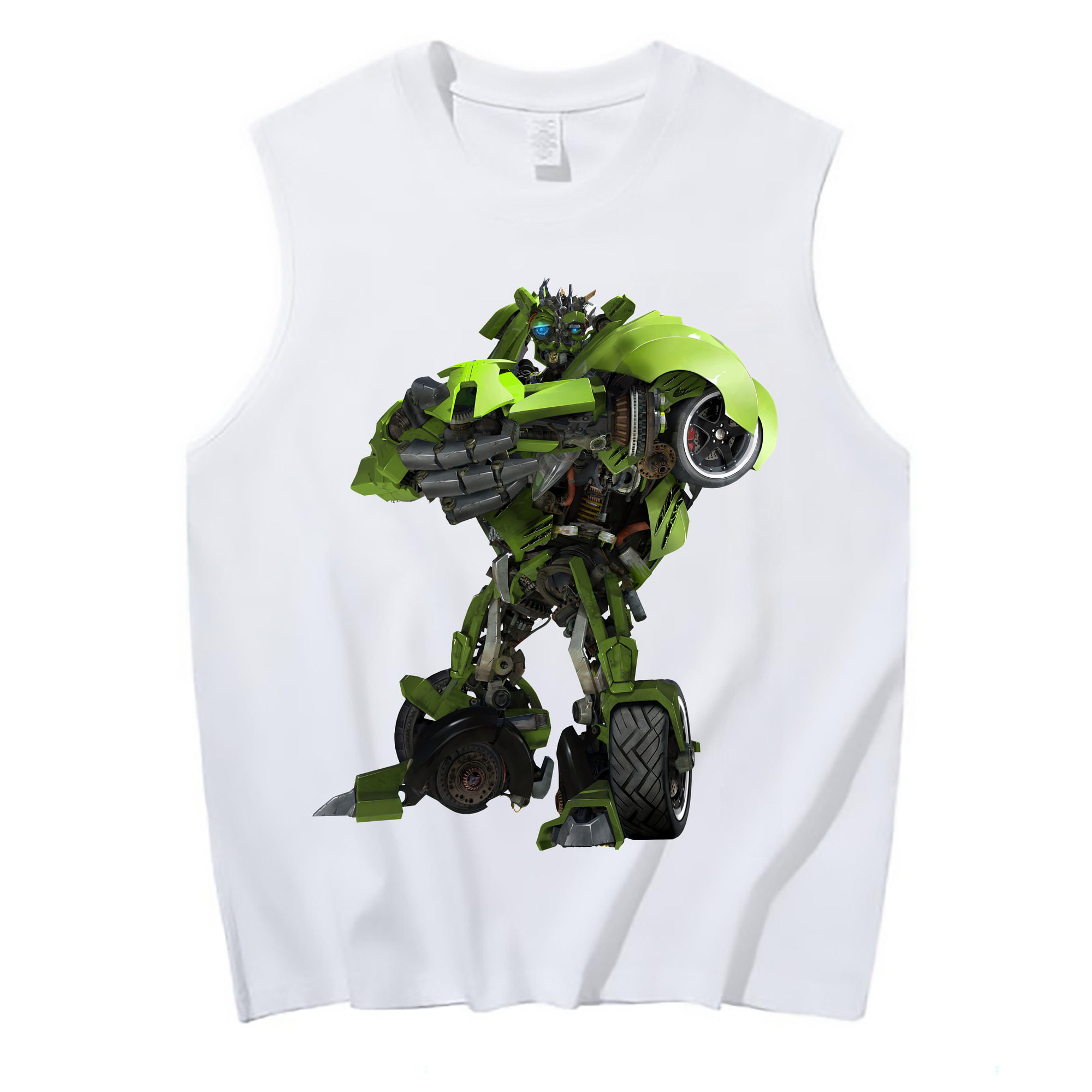 （画像用） Transformers トランスフォーマー コットン100％タンクトップ（フロントプリント）