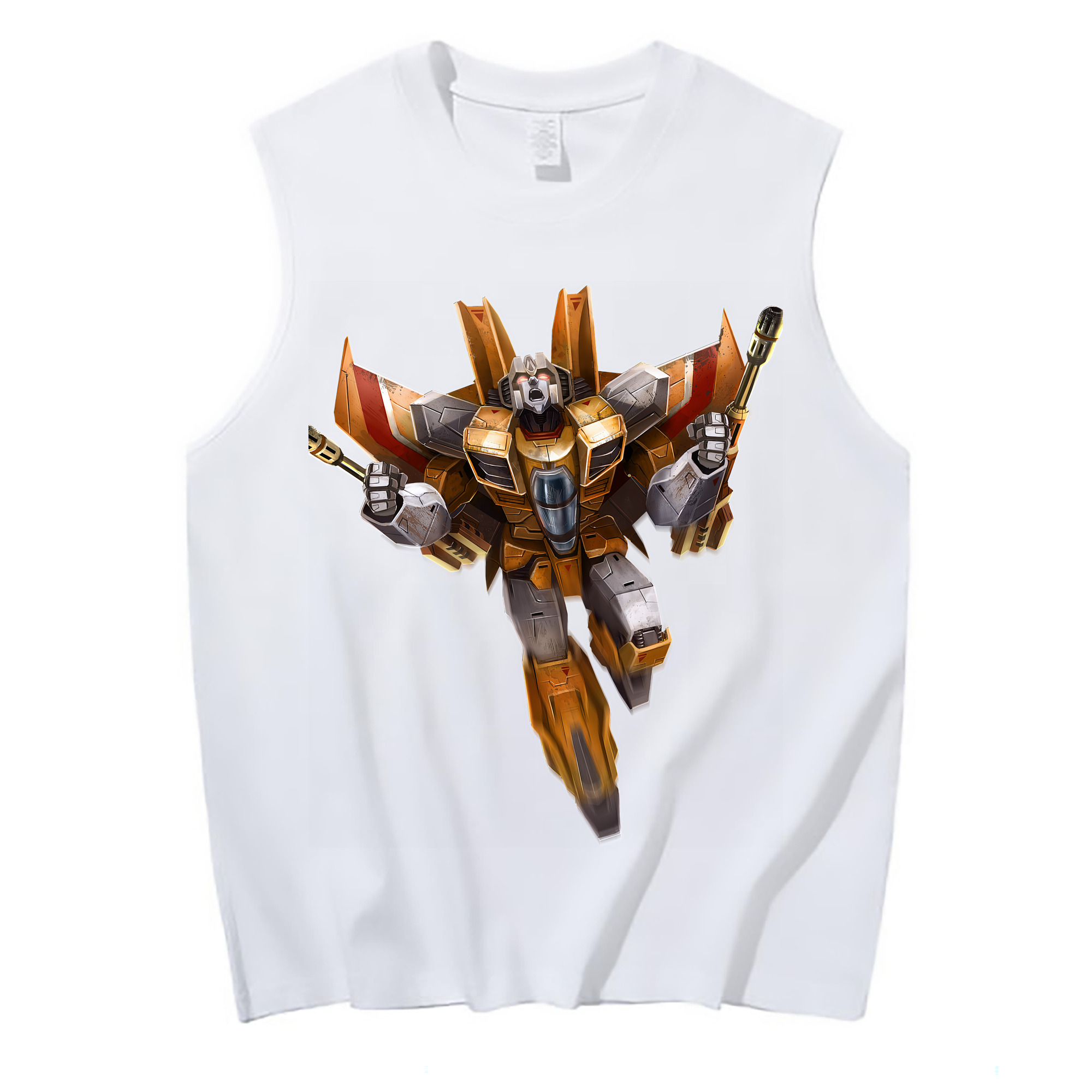 （画像用） Transformers トランスフォーマー コットン100％タンクトップ（フロントプリント）