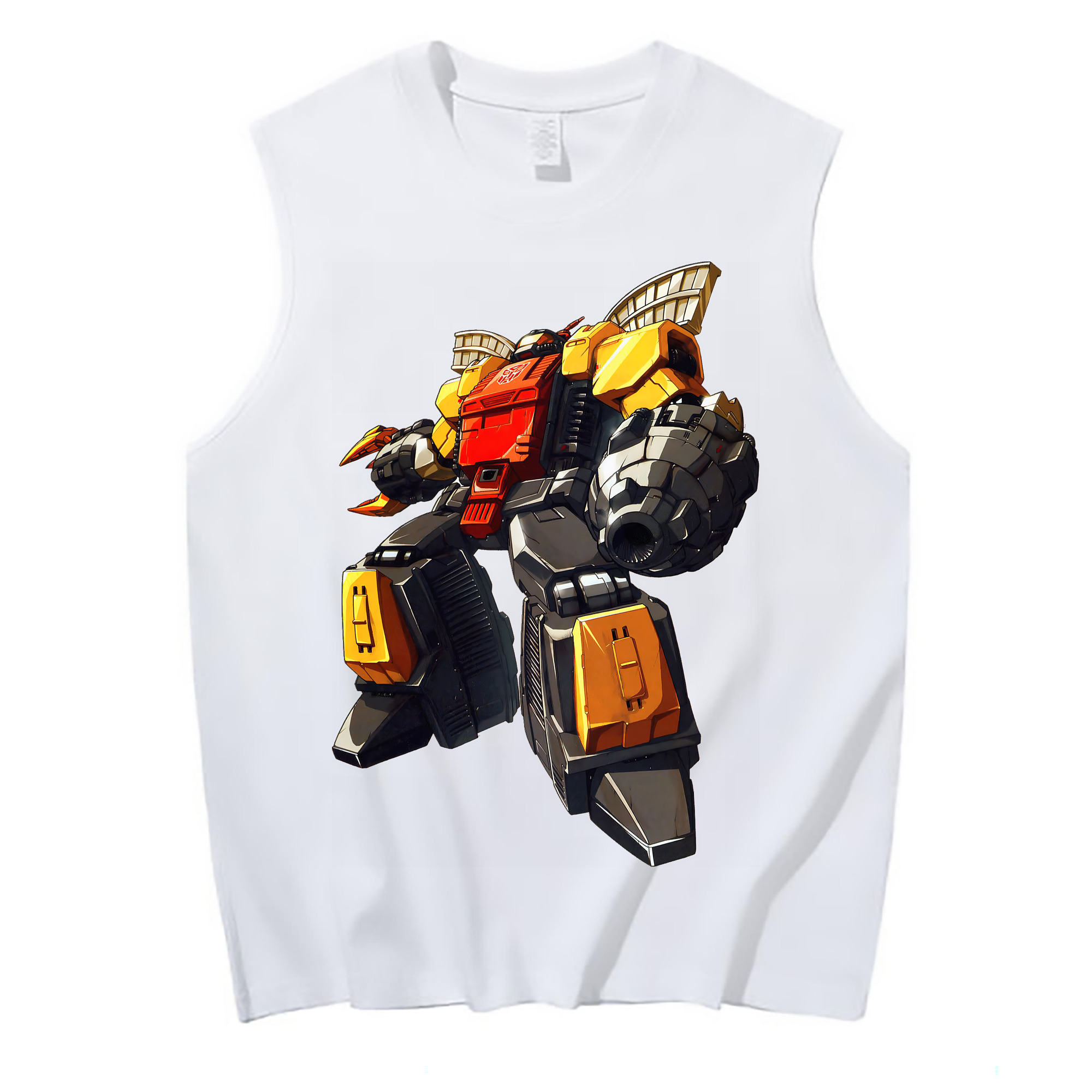 （画像用） Transformers トランスフォーマー コットン100％タンクトップ（フロントプリント）