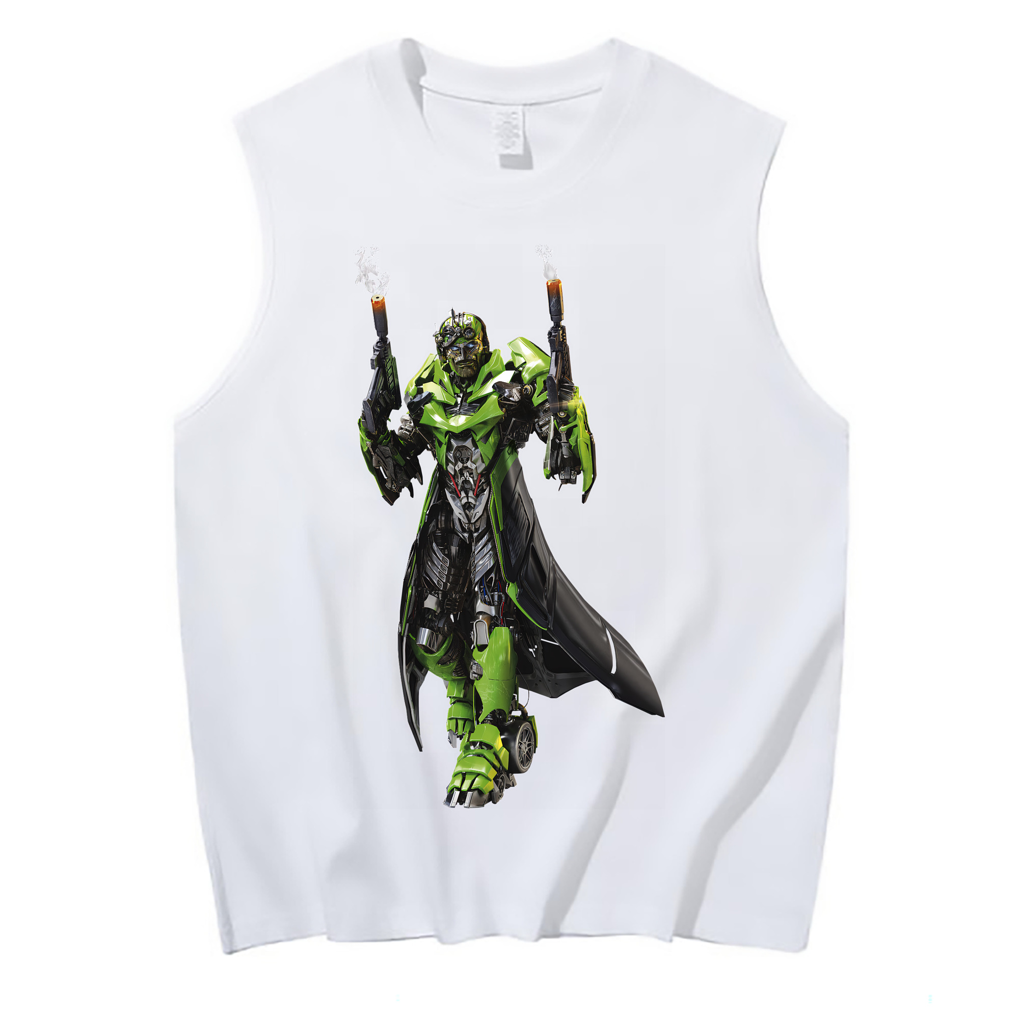 （画像用） Transformers トランスフォーマー コットン100％タンクトップ（フロントプリント）