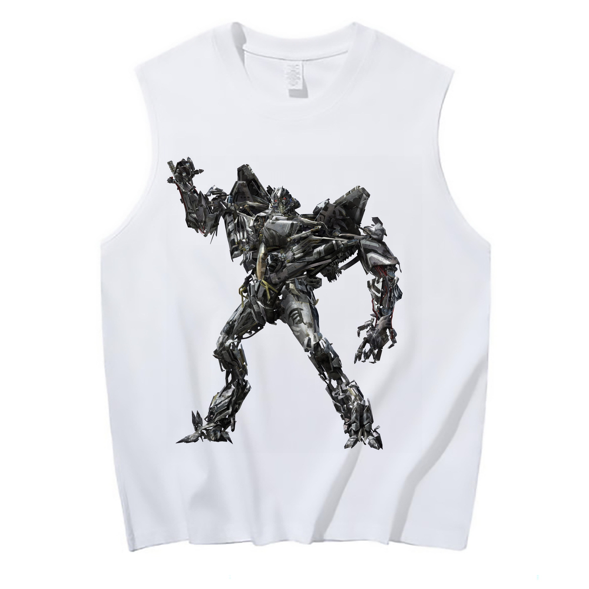 （画像用） Transformers トランスフォーマー コットン100％タンクトップ（フロントプリント）