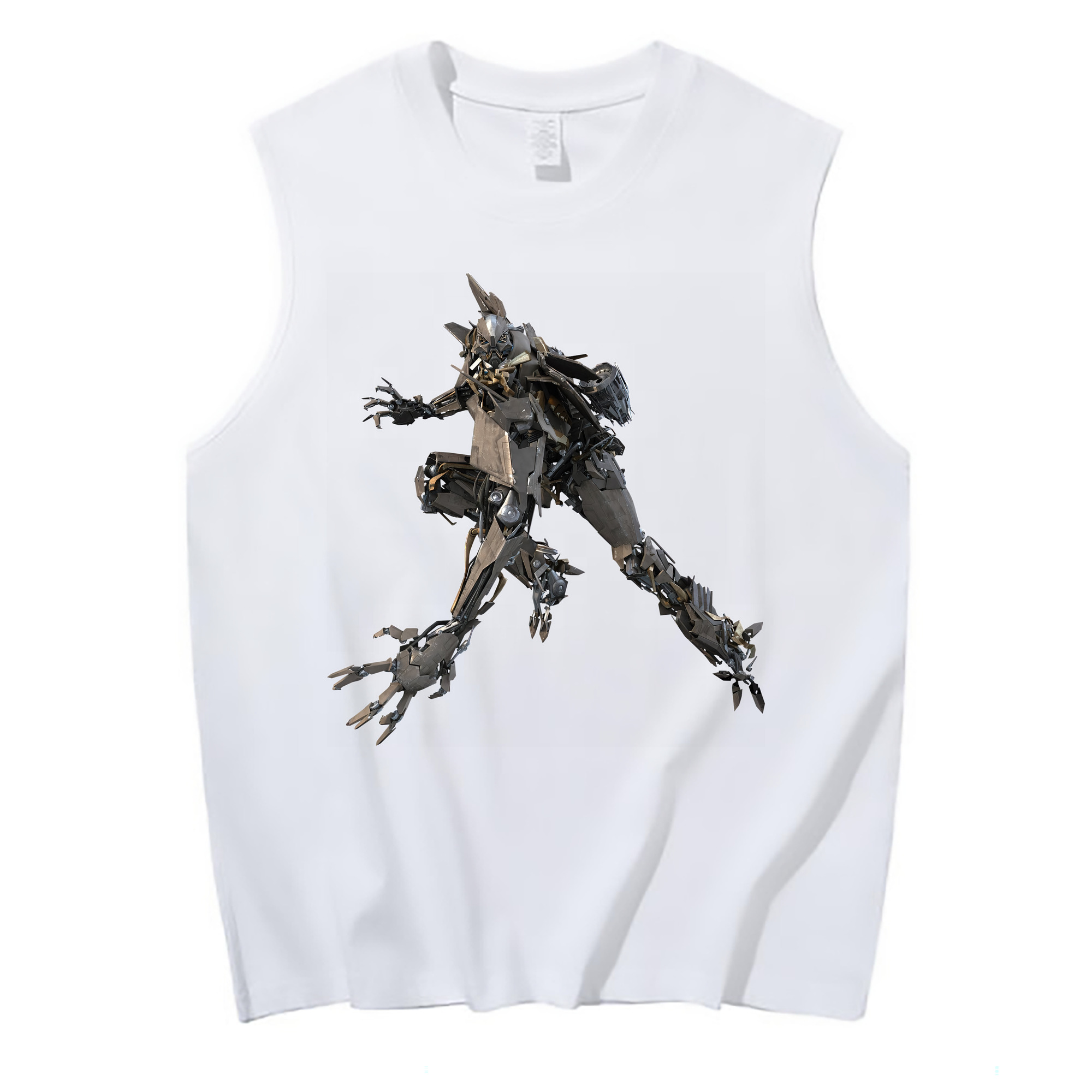 （画像用） Transformers トランスフォーマー コットン100％タンクトップ（フロントプリント）