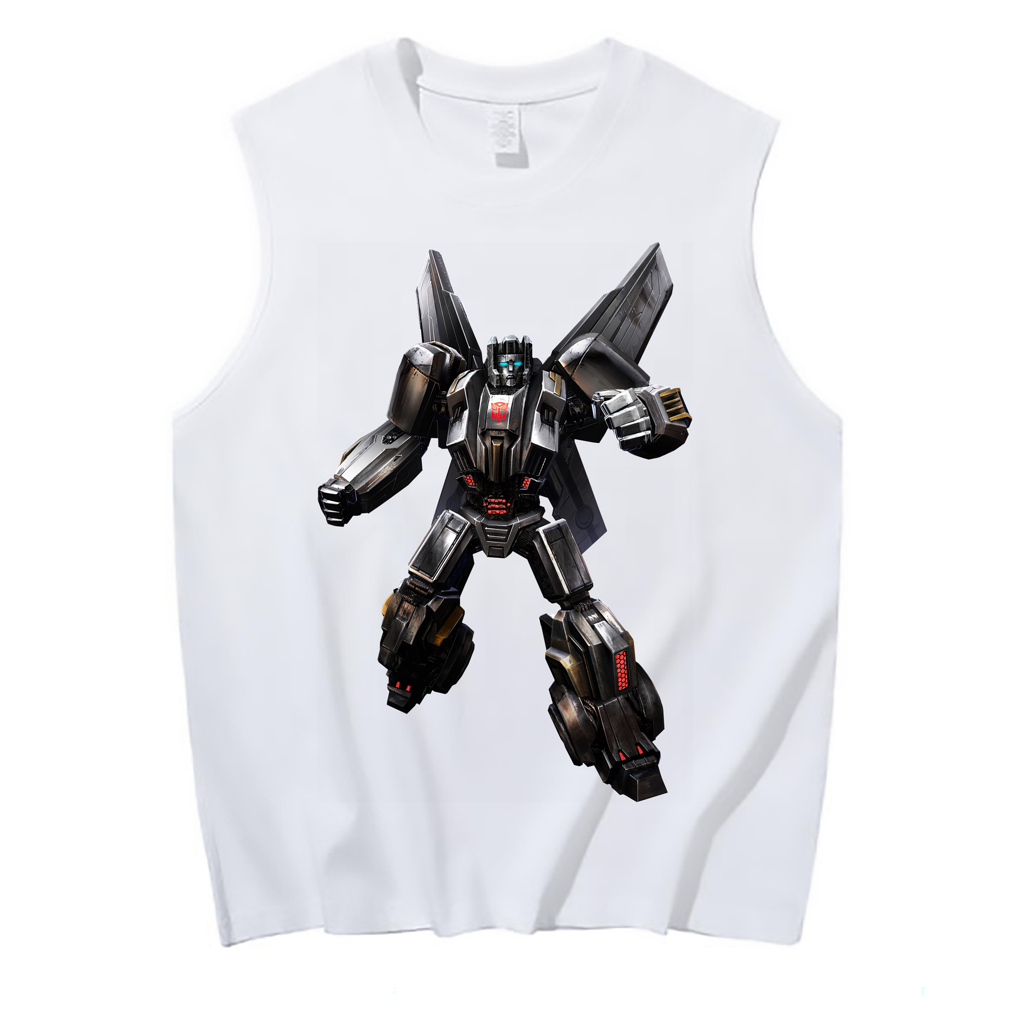 （画像用） Transformers トランスフォーマー コットン100％タンクトップ（フロントプリント）