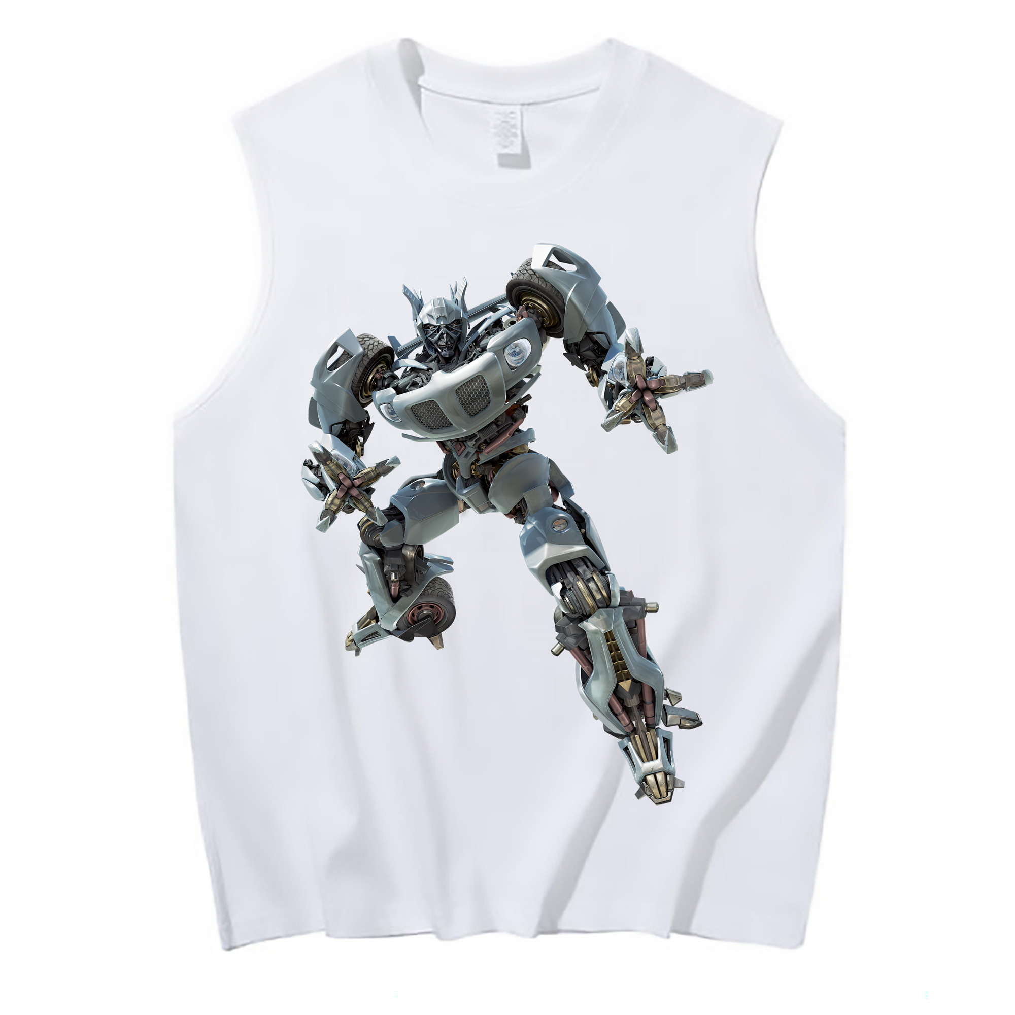 （画像用） Transformers トランスフォーマー コットン100％タンクトップ（フロントプリント）